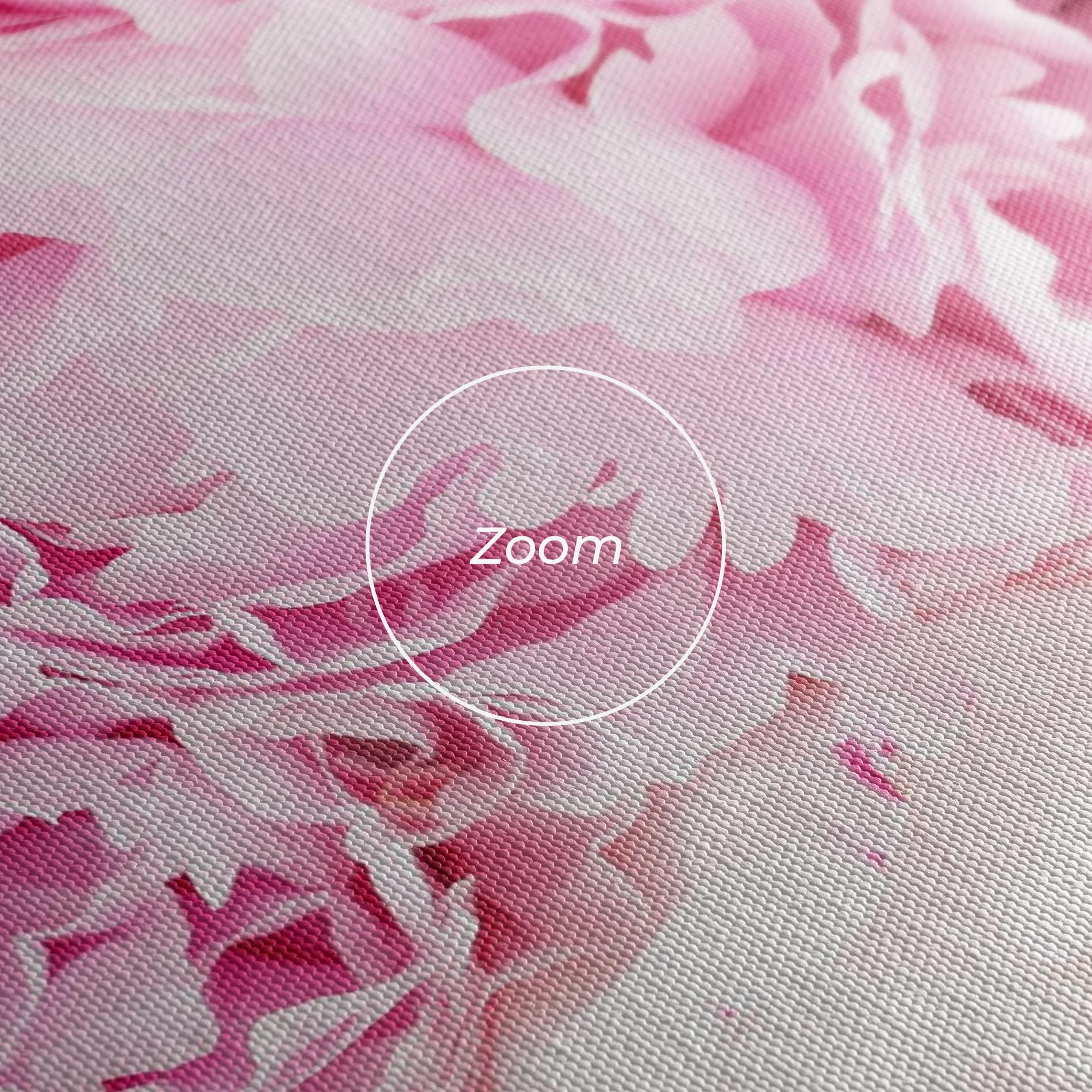 Obraz na Płótnie Dreamy Pink Pastel Peony mockup 3
