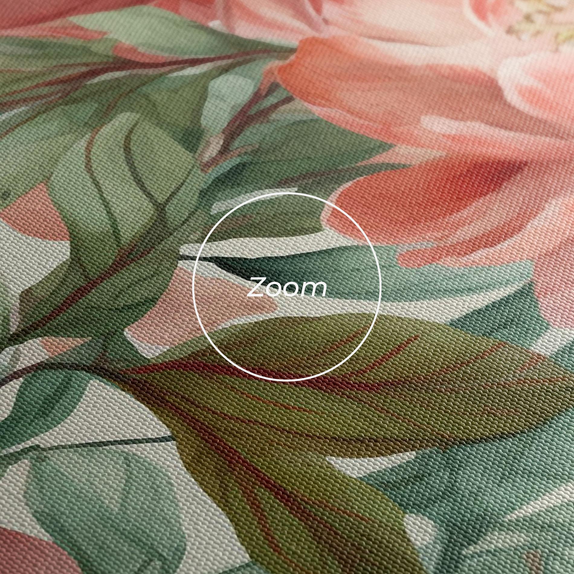 Obraz na Płótnie Light Red Peony mockup 3