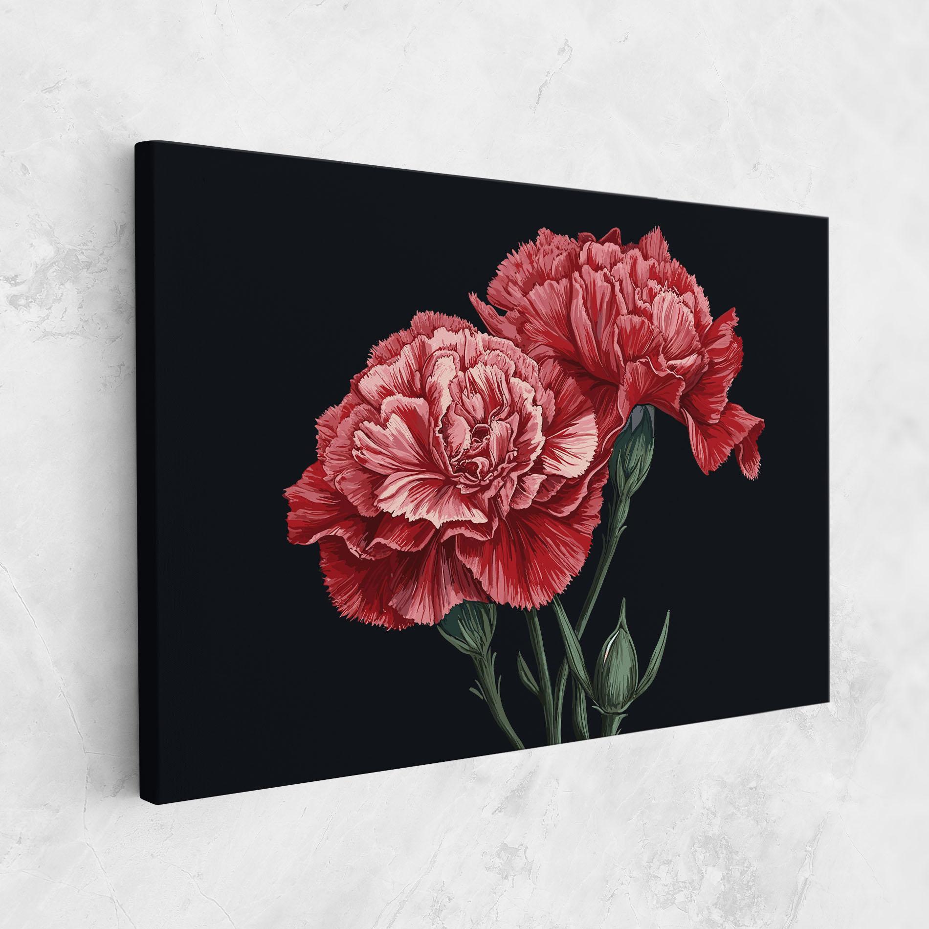 Obraz na Płótnie Beautiful Peony mockup 1