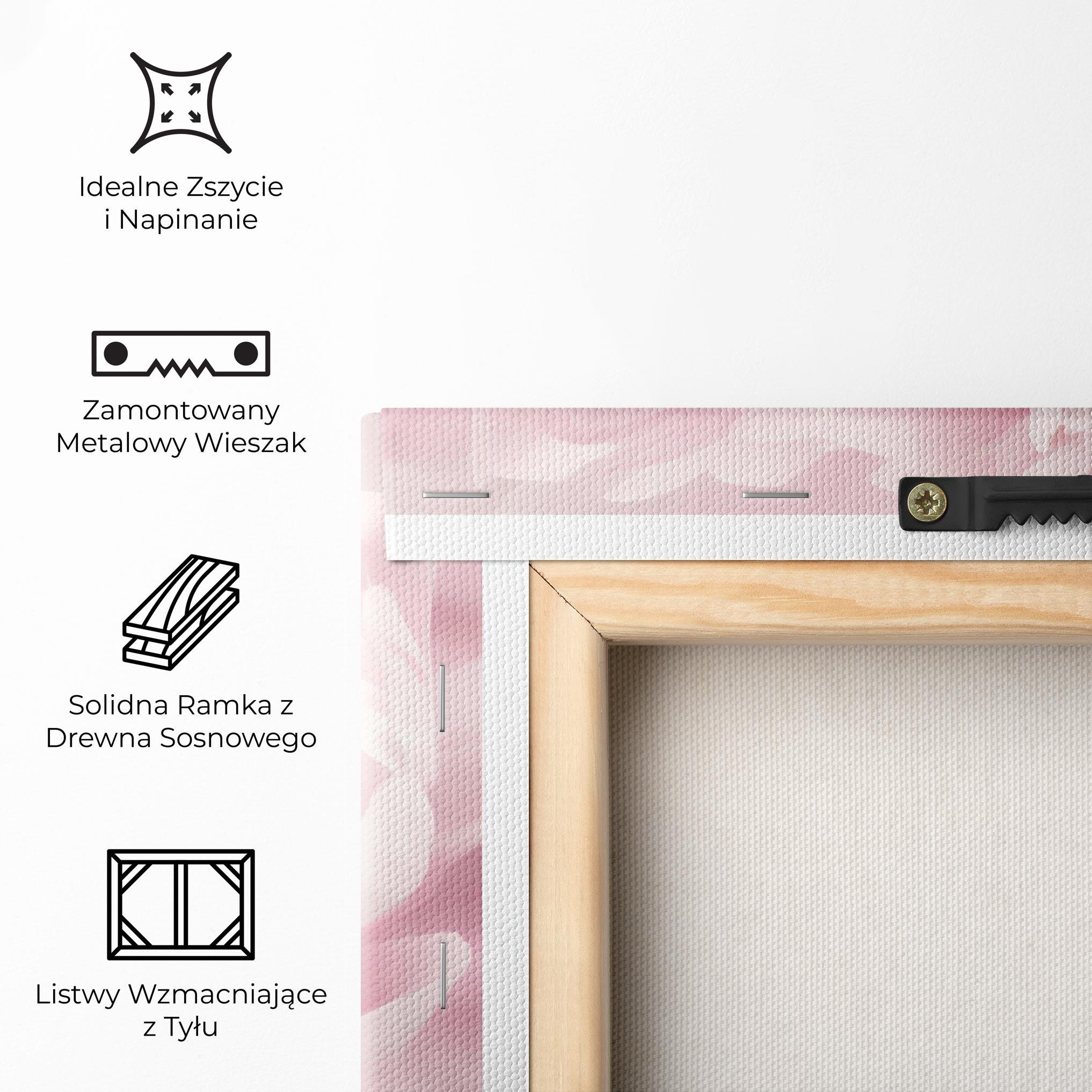 Obraz na Płótnie Pastel Peony Petals mockup 5