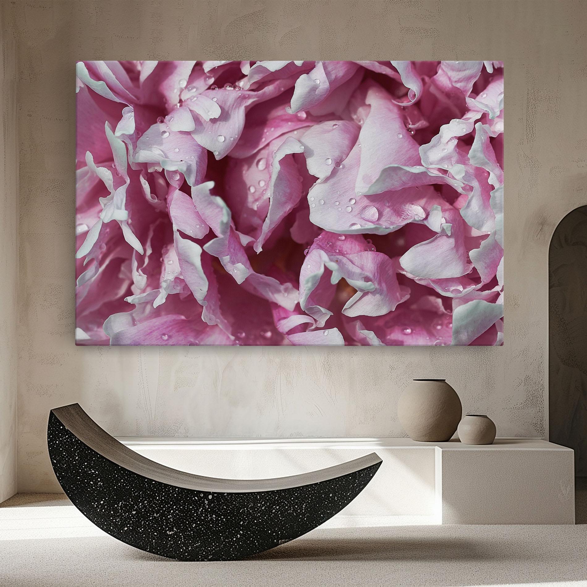 Obraz na Płótnie Peony Petals mockup 8