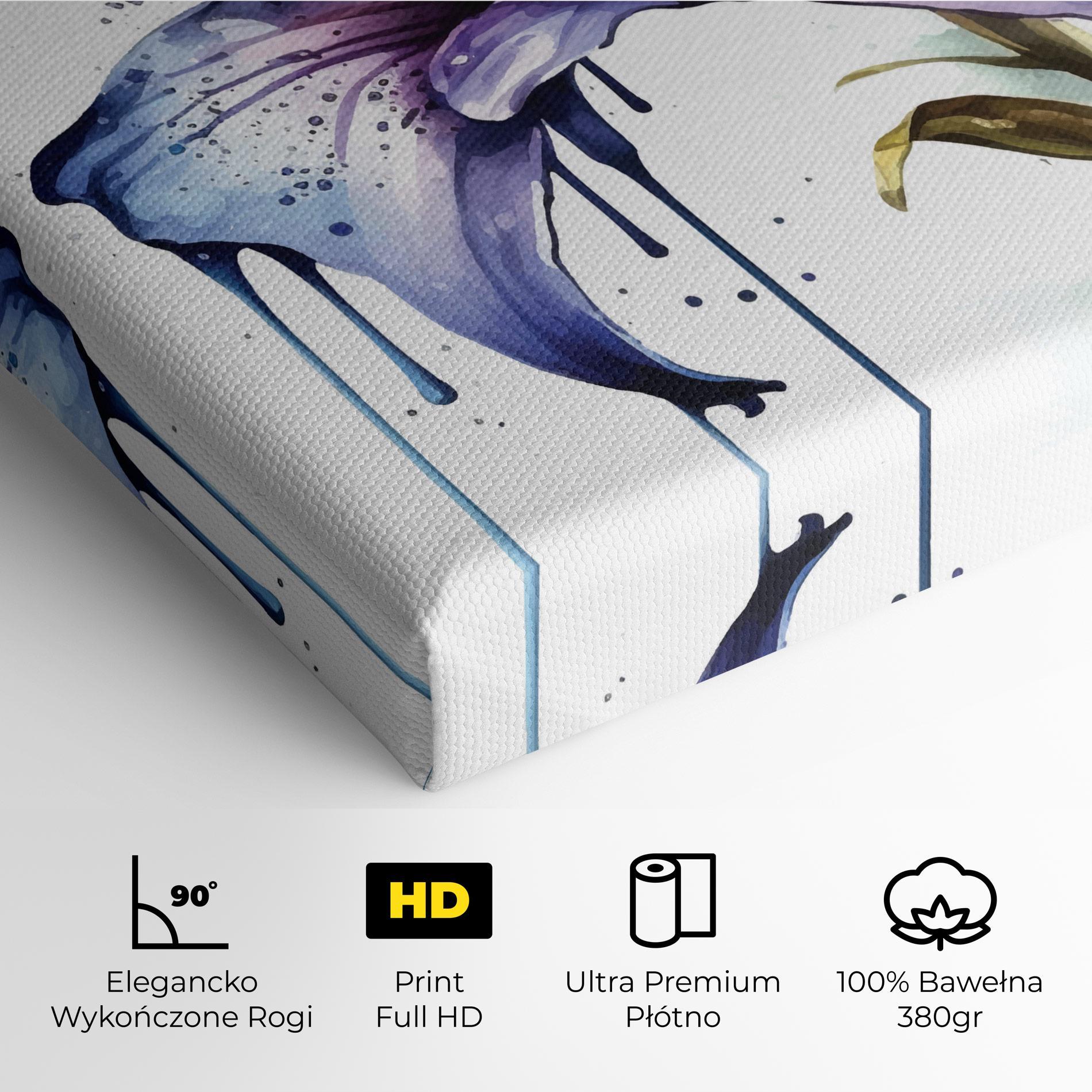 Obraz na Płótnie Purple Orange Lily mockup 4