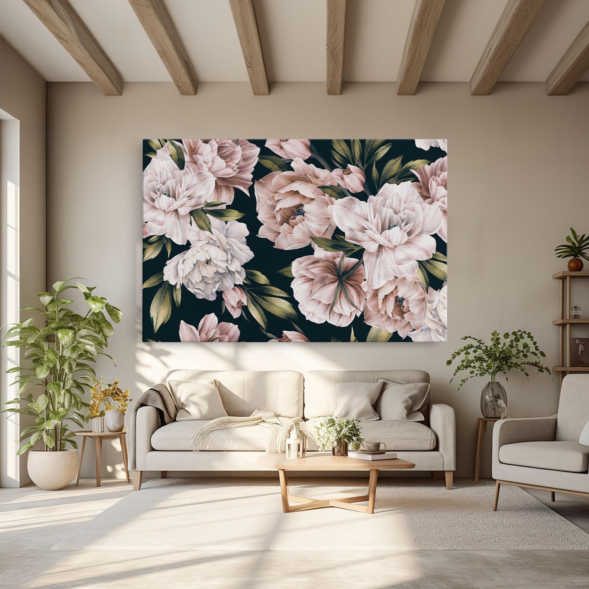 Obraz na Płótnie Flori De Bujori mockup 6