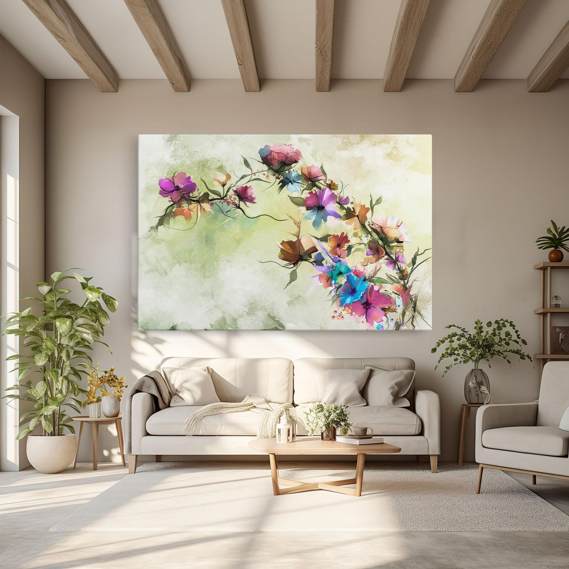 Obraz na Płótnie Ramura Cu Flori mockup 6