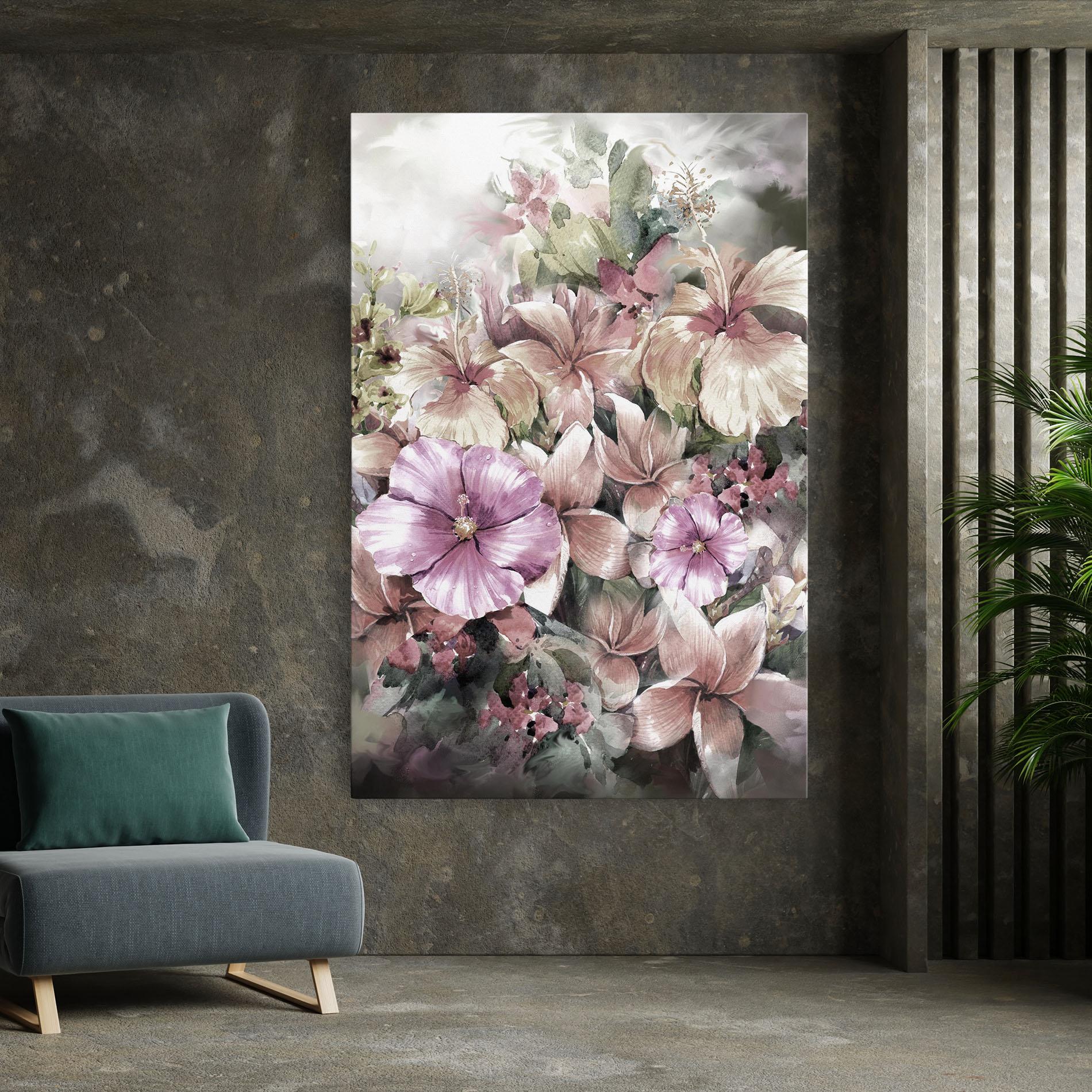 Obraz na Płótnie Contrastul De Flori mockup 7