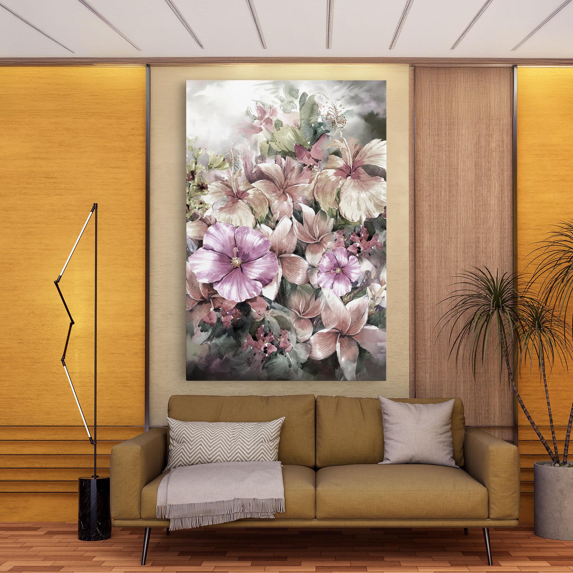 Obraz na Płótnie Contrastul De Flori mockup 9