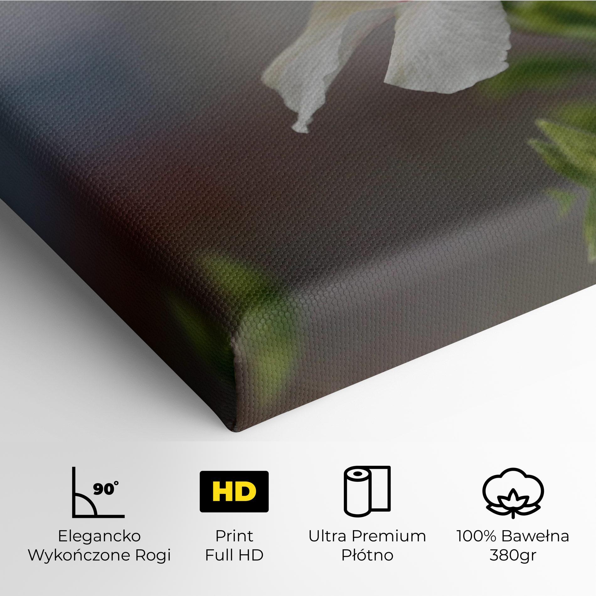 Obraz na Płótnie Exotic White Flower mockup 4