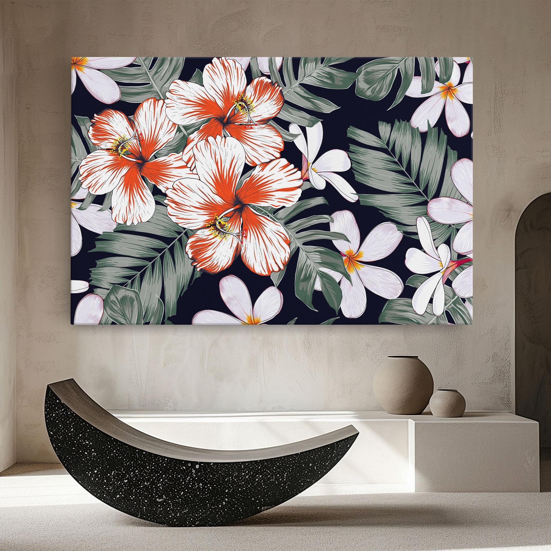 Obraz na Płótnie Orange White Exotic mockup 8