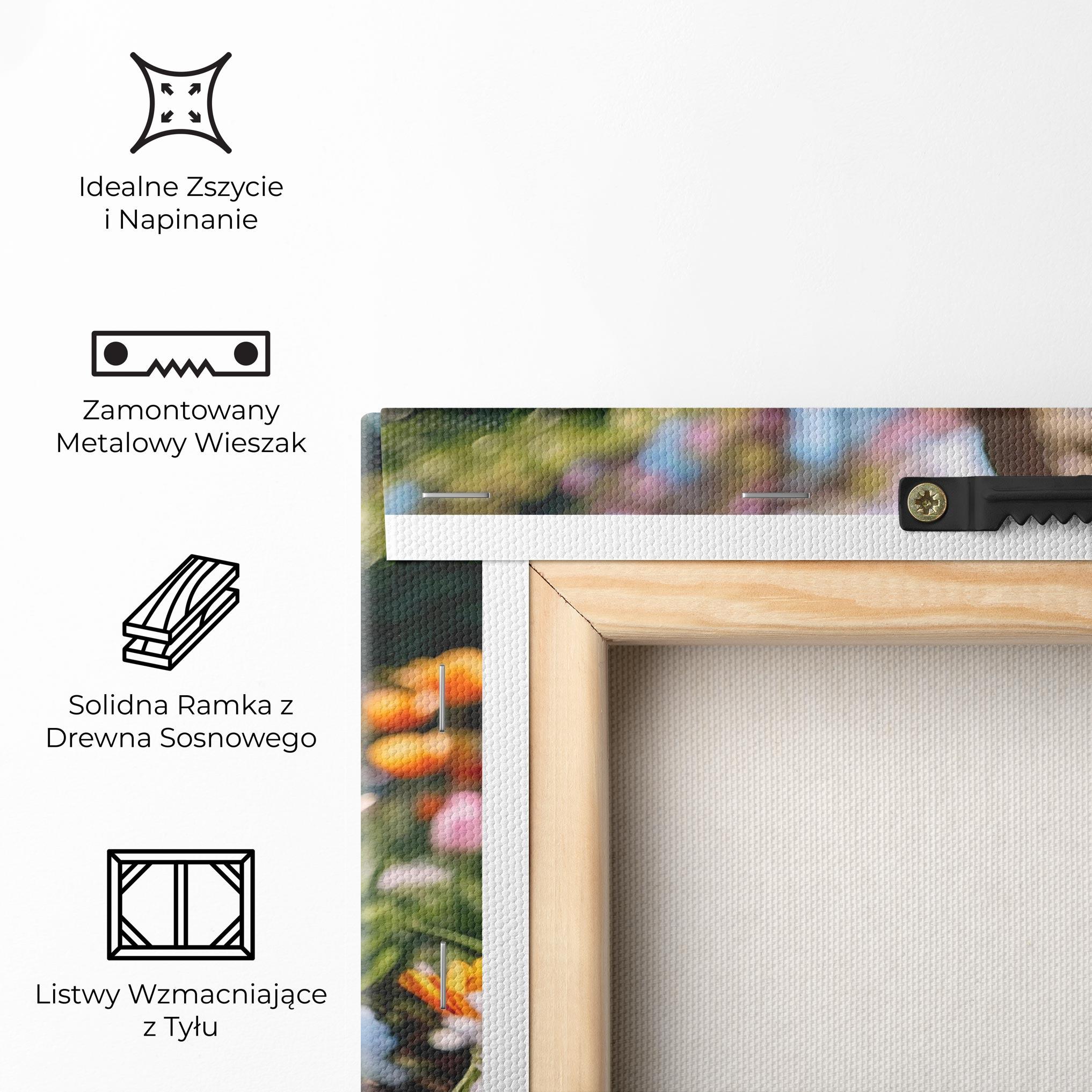 Obraz na Płótnie Garden Tulips Mix mockup 5