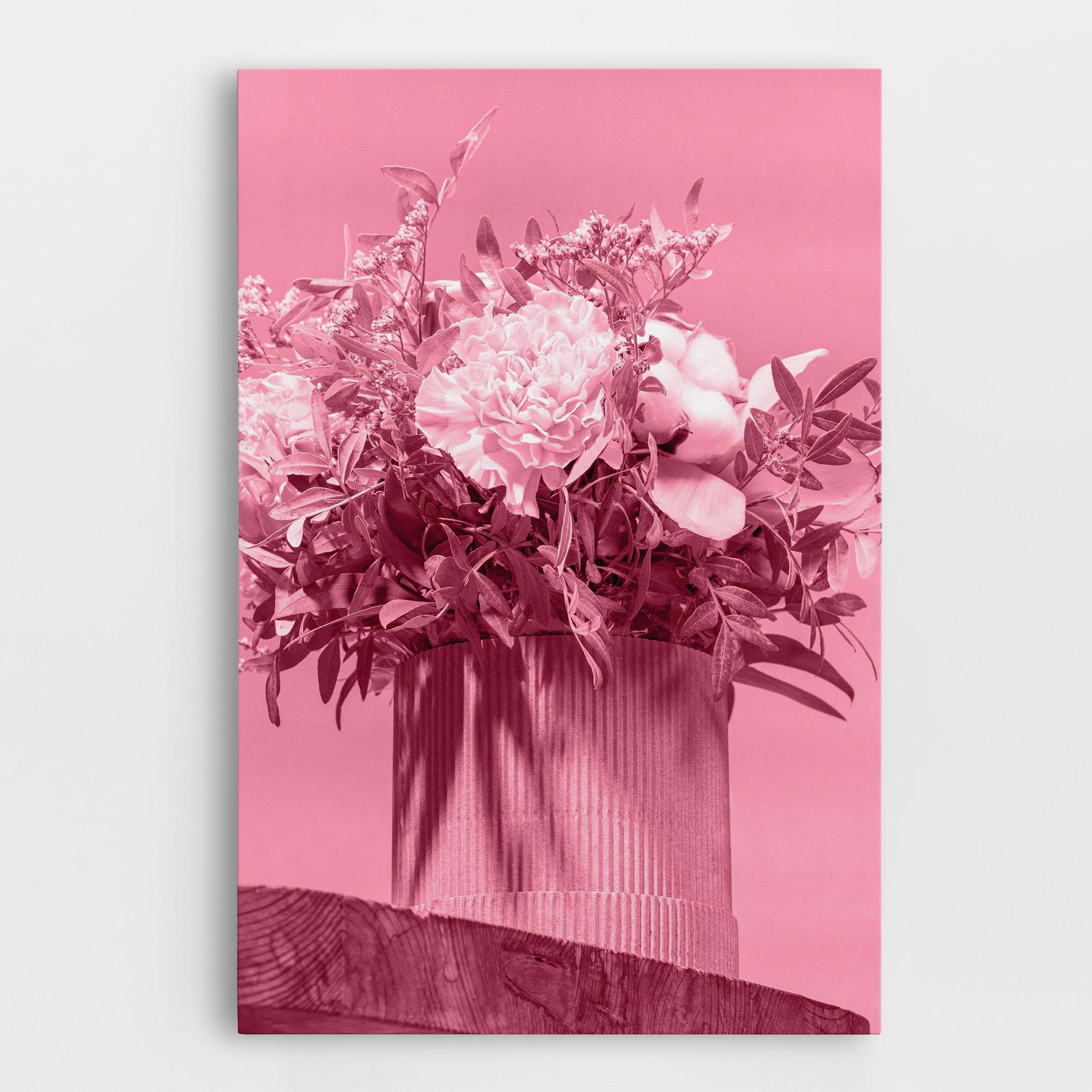 Obraz na Płótnie Pink Light Vase mockup 0