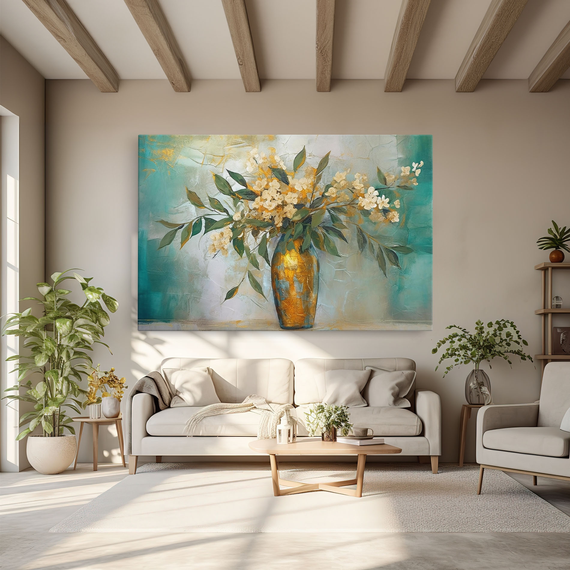 Obraz na Płótnie Abstract Vase Art