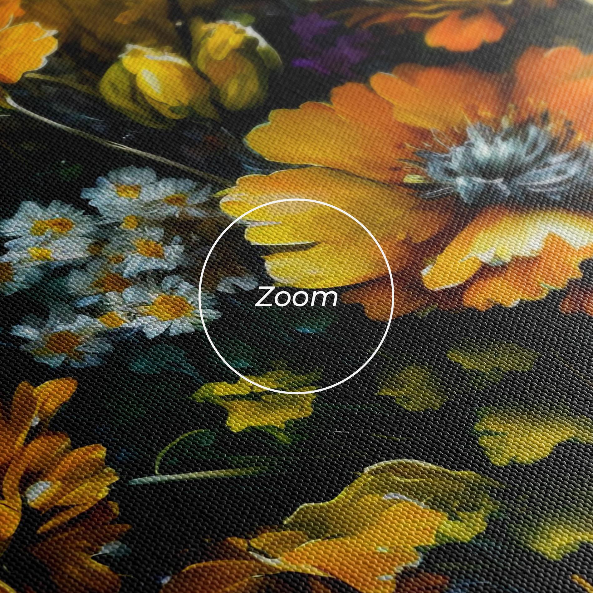 Obraz na Płótnie Yellow Flower Art Vase mockup 3