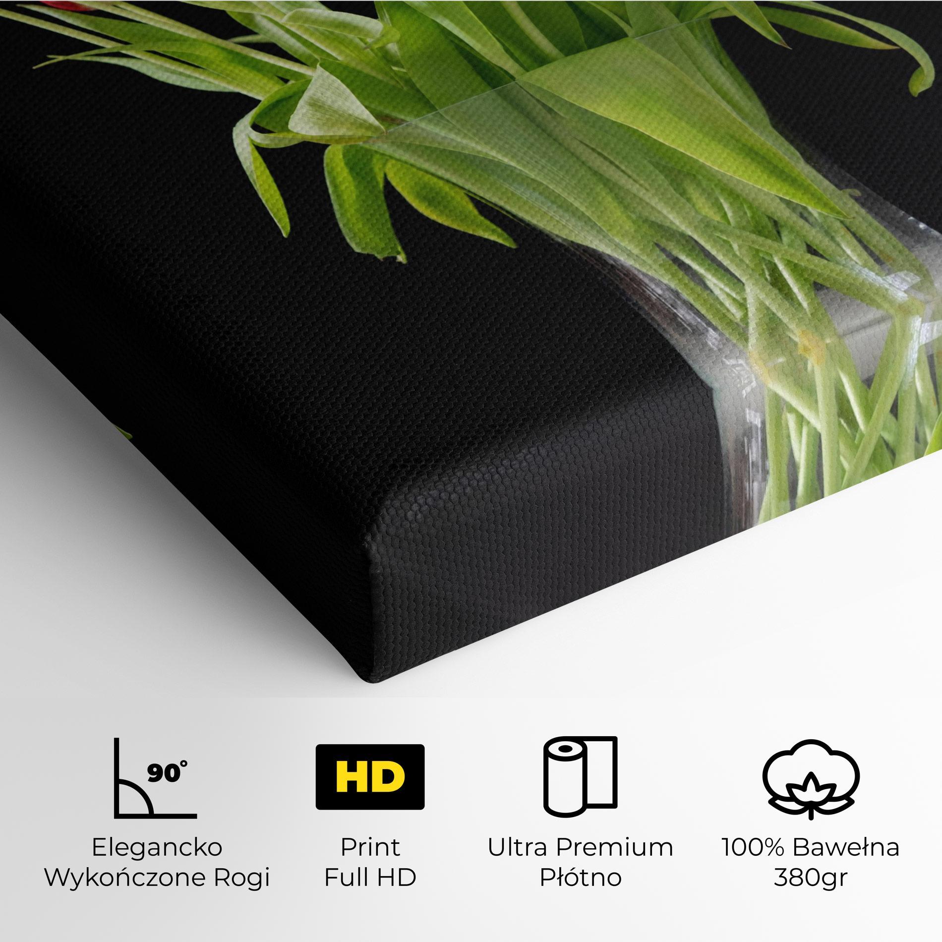 Obraz na Płótnie Tiny Tulips Vase mockup 4