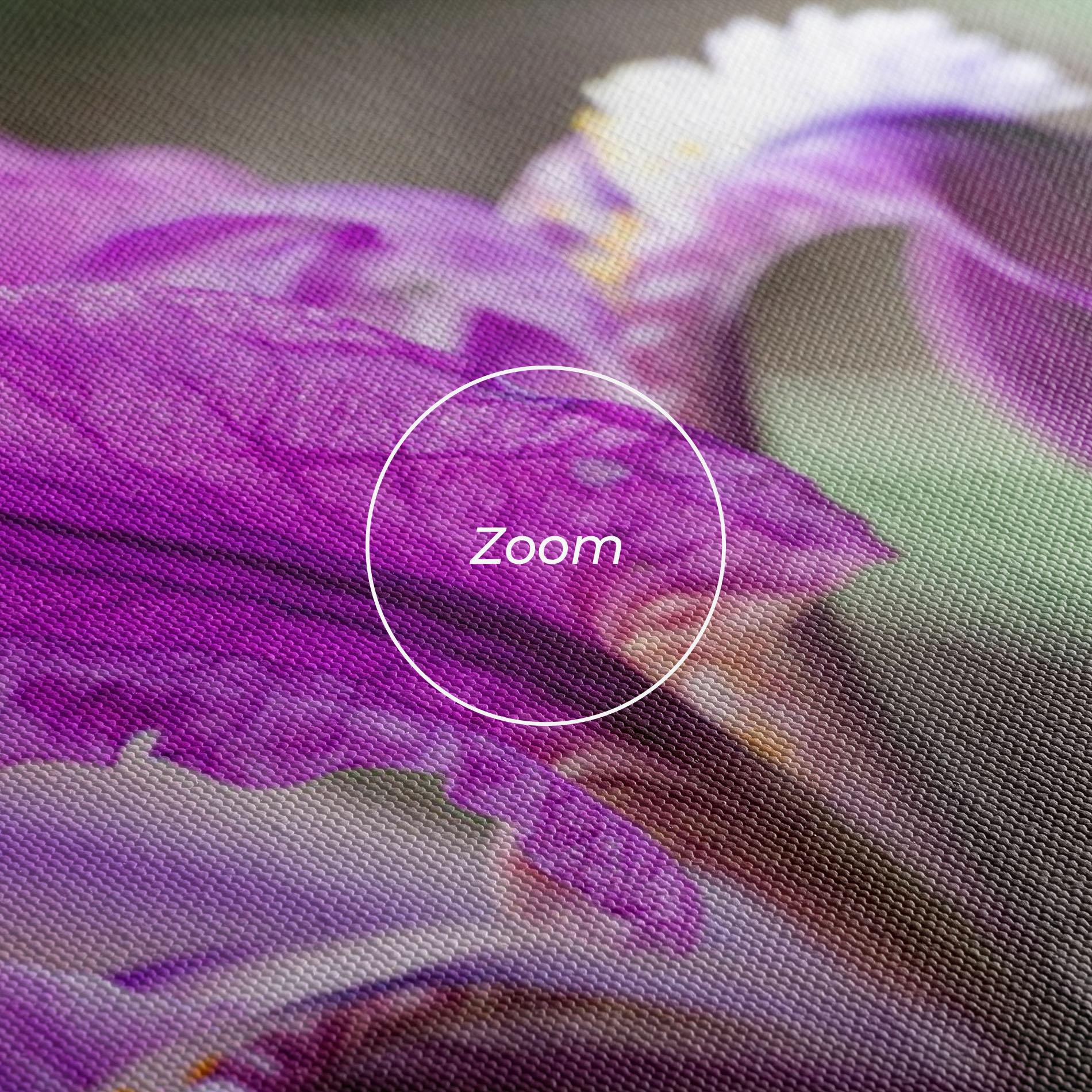 Obraz na Płótnie Dark Pink Iris mockup 3