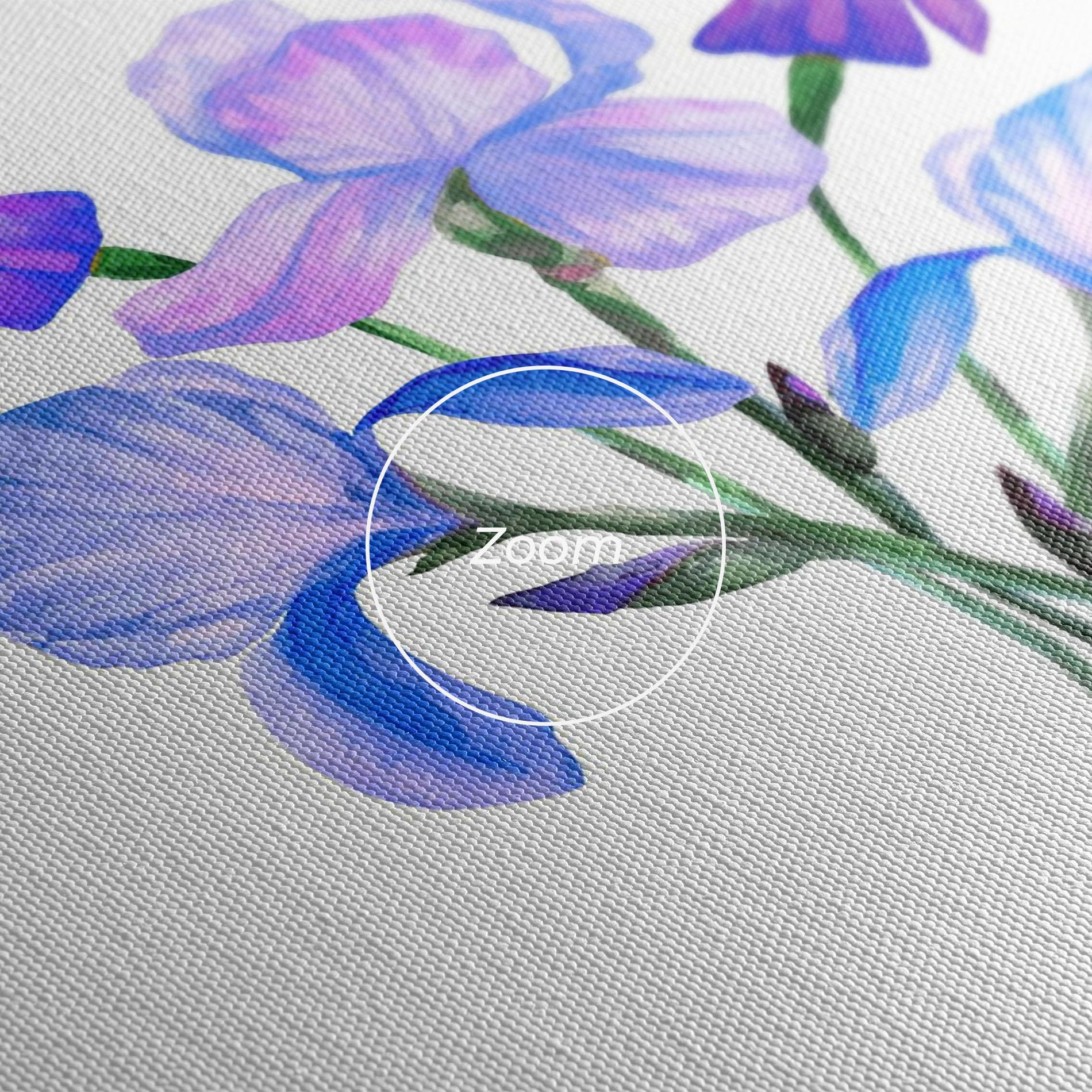 Obraz na Płótnie Iris Set mockup 3
