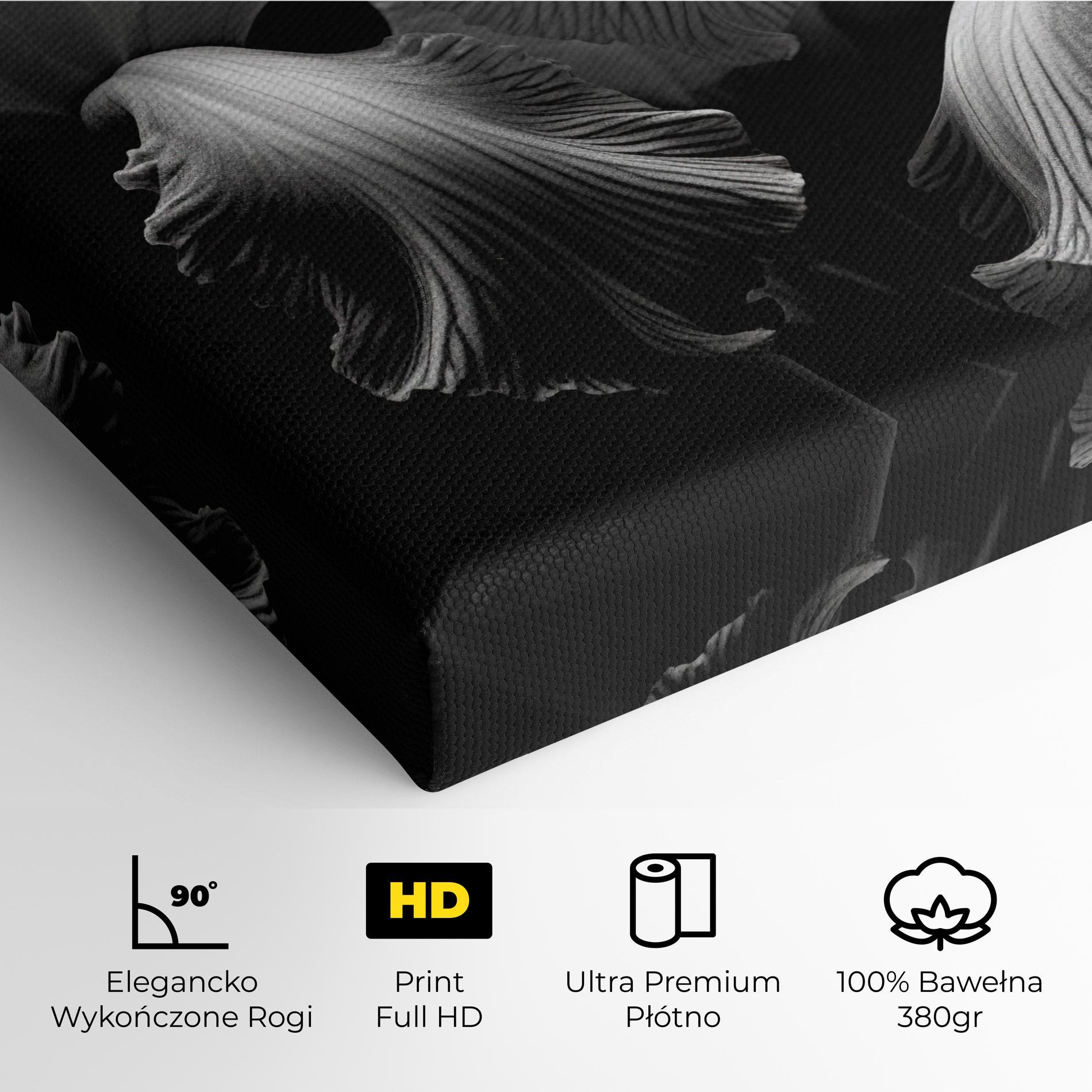 Obraz na Płótnie Grey Iris mockup 4