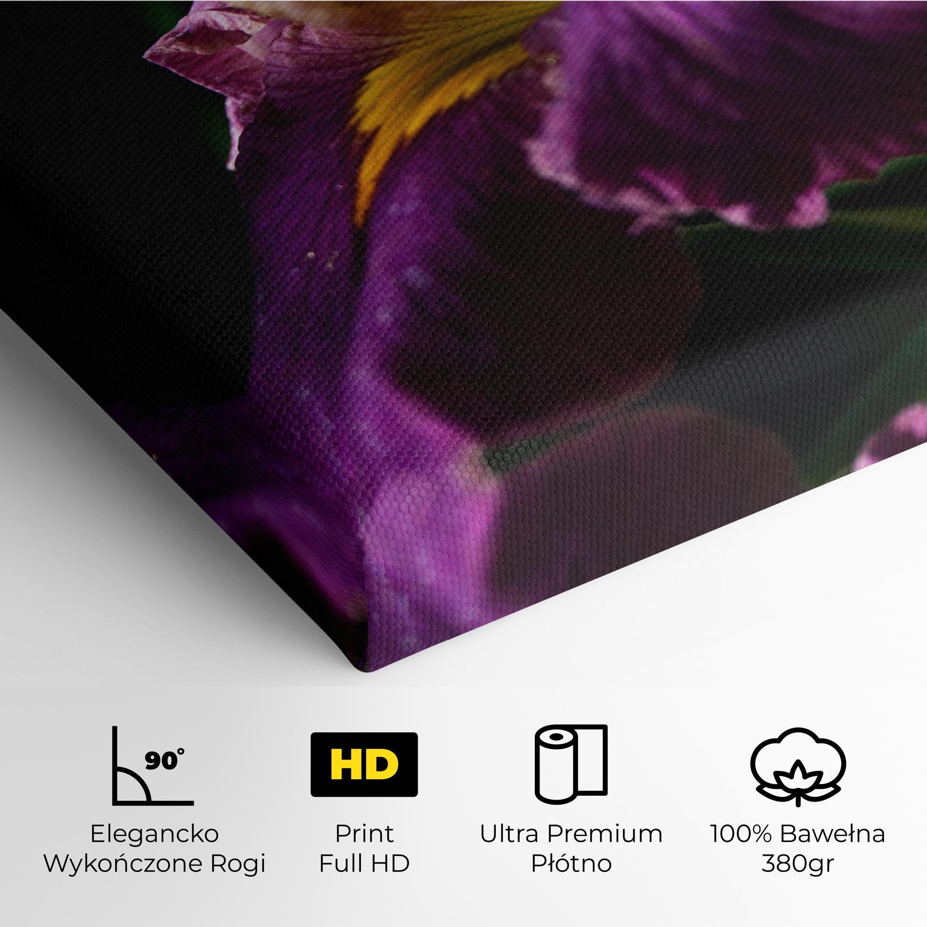 Obraz na Płótnie Pastel Yellow Iris mockup 4