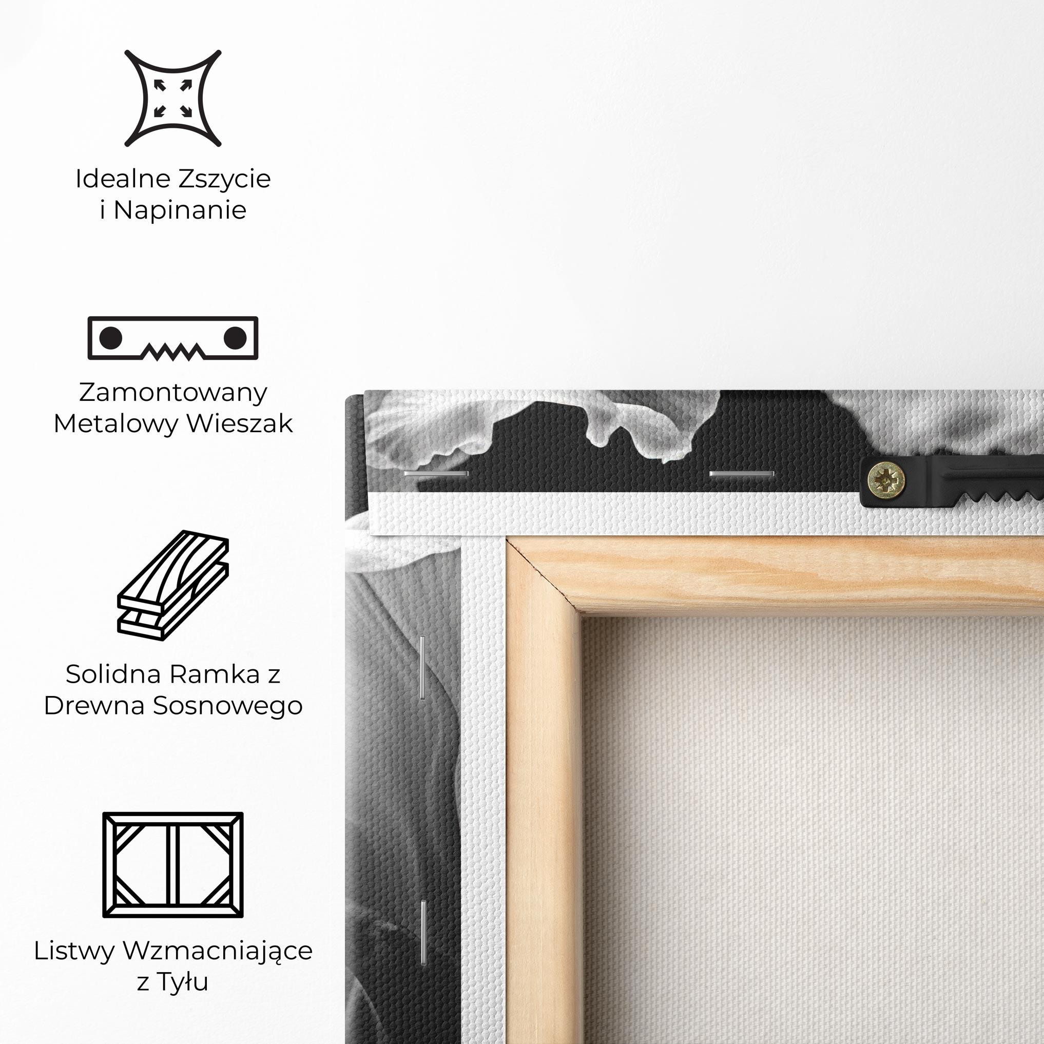 Obraz na Płótnie Grey Iris mockup 5