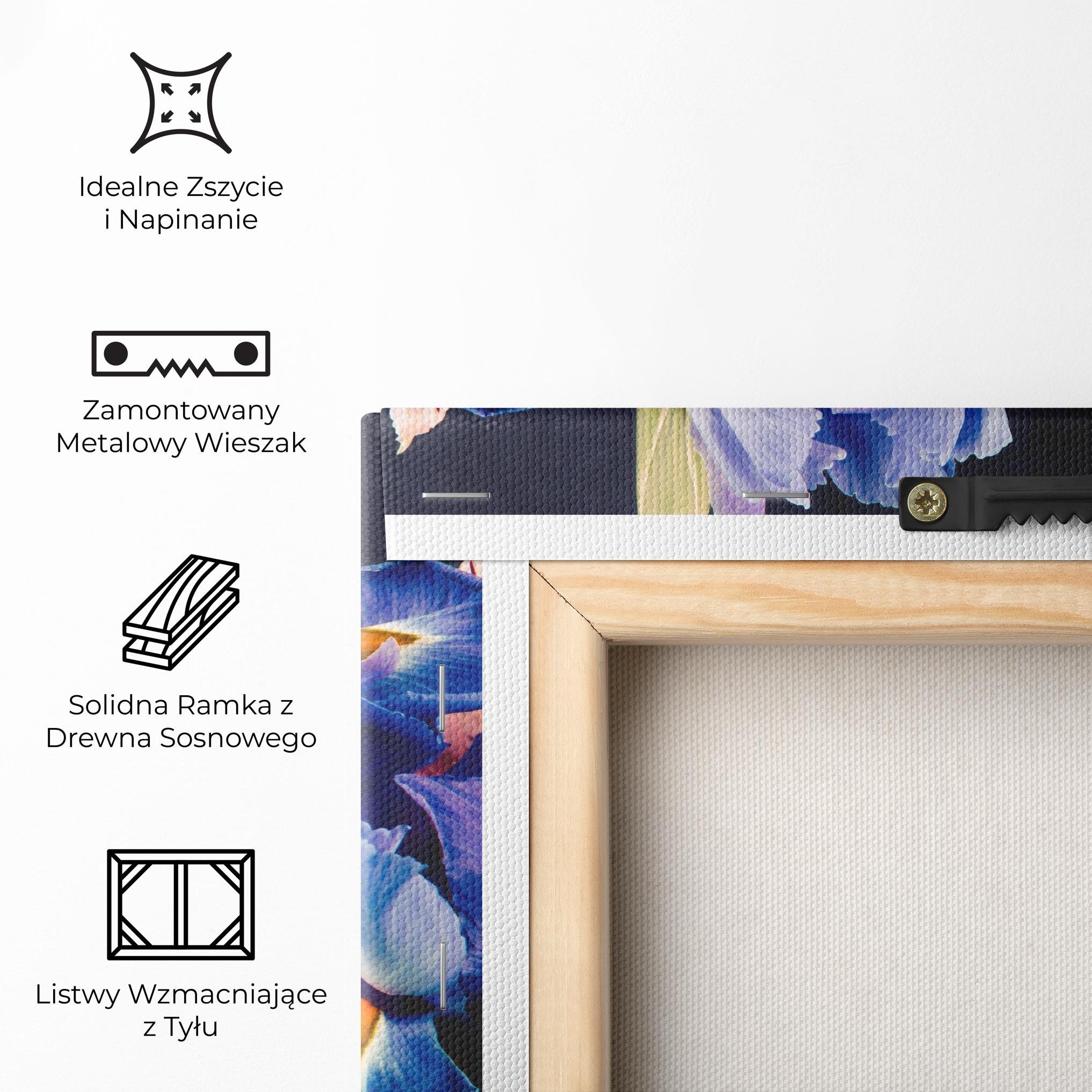 Obraz na Płótnie Iris Bouquet mockup 5