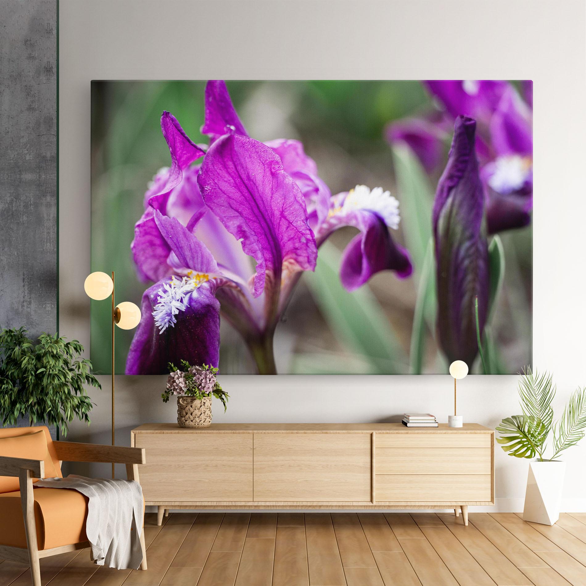 Obraz na Płótnie Dark Pink Iris mockup 9