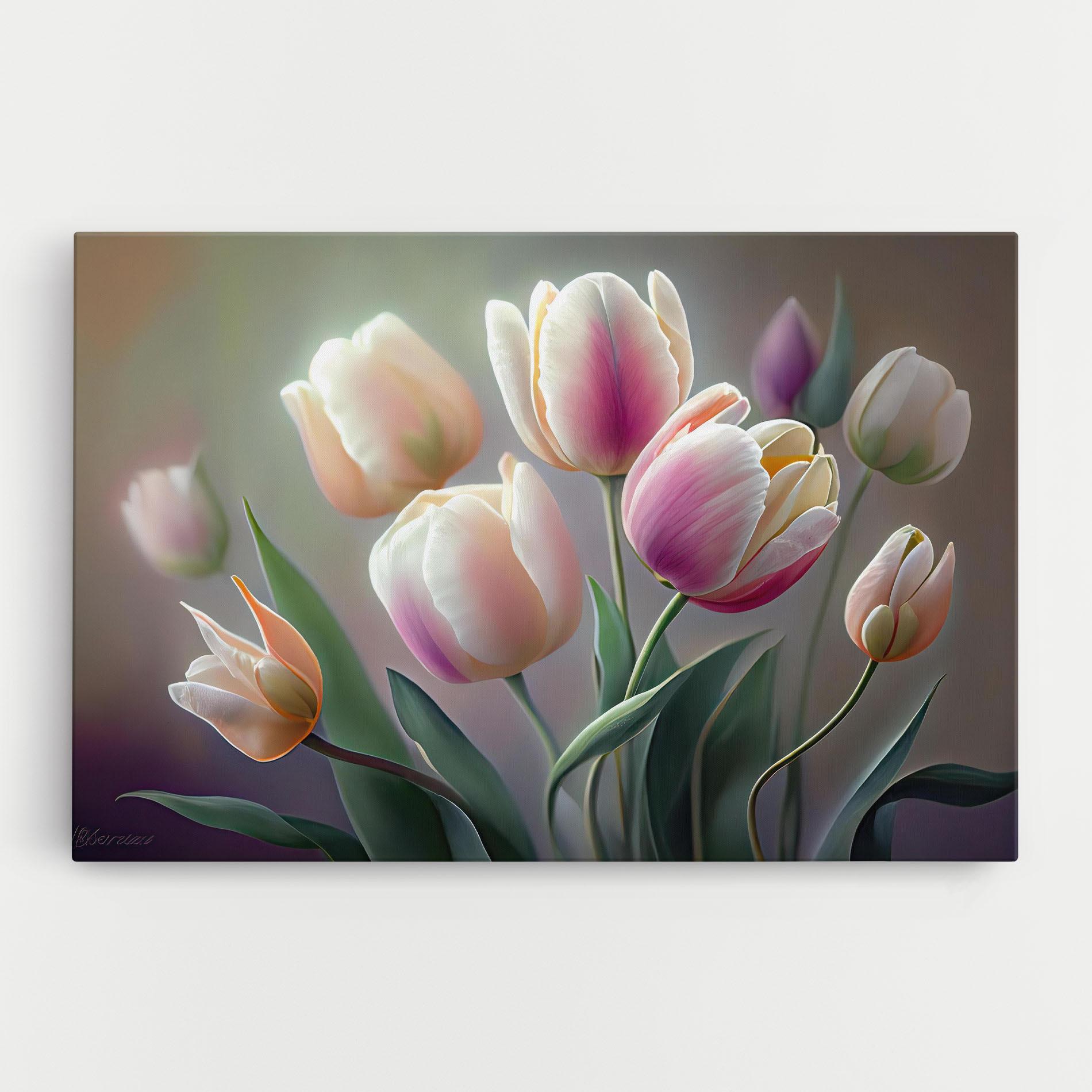 Obraz na Płótnie Pretty Tulips mockup 0