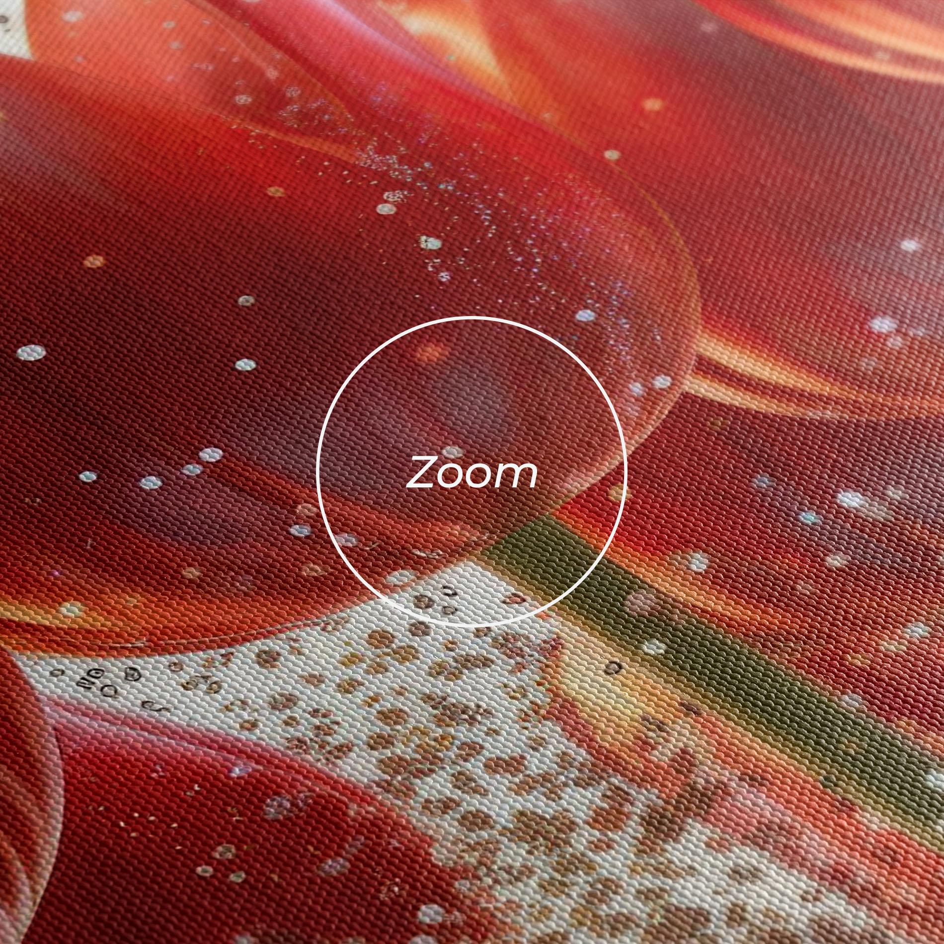 Obraz na Płótnie Glitter Red Tulips mockup 3