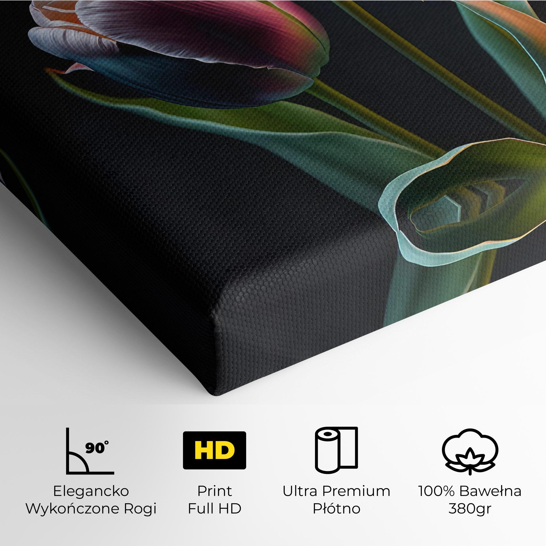 Obraz na Płótnie Light Purple Tulips mockup 4