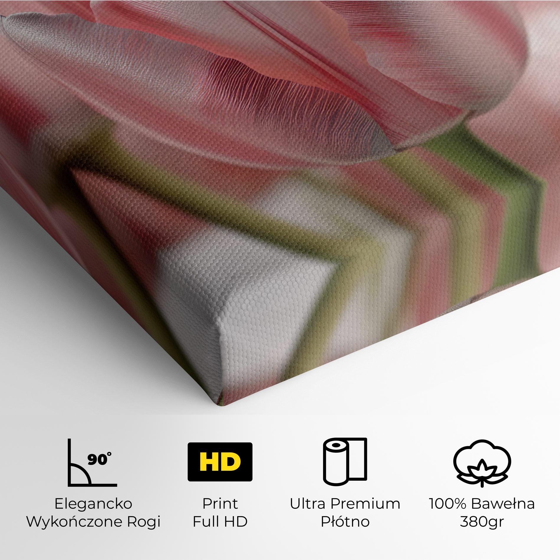 Obraz na Płótnie Pink Pretty Tulips mockup 4