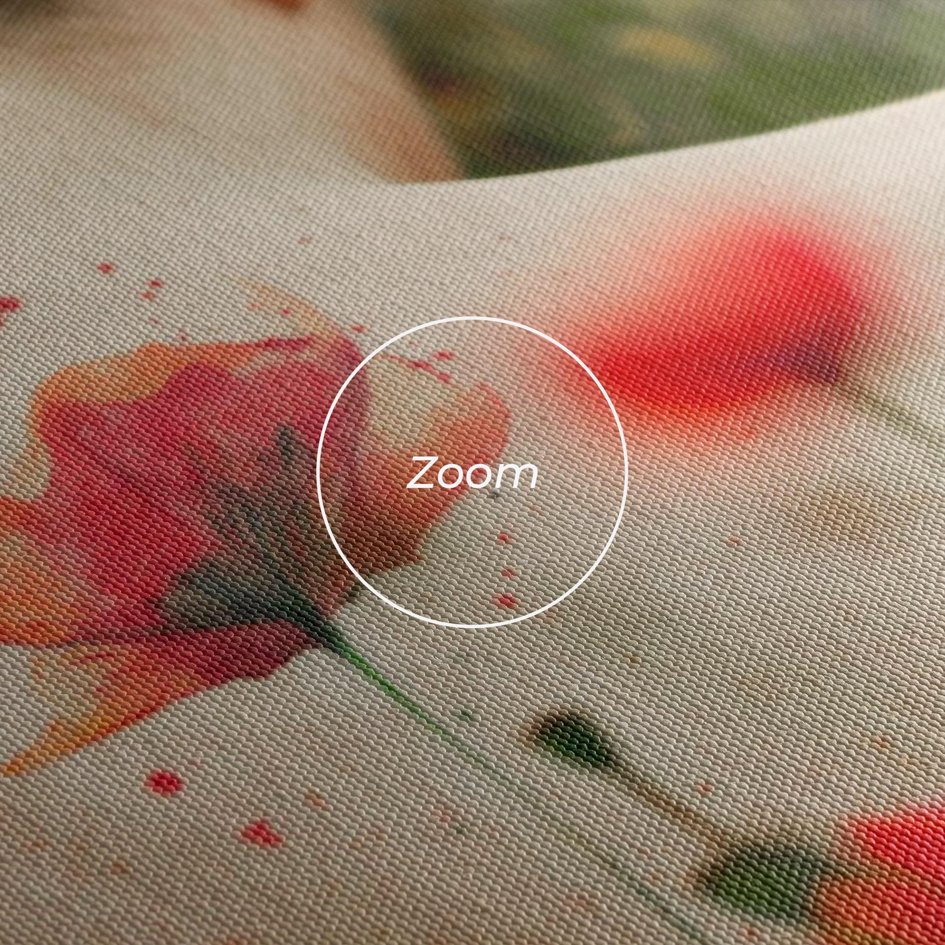 Obraz na Płótnie Poppy Tattoo mockup 3