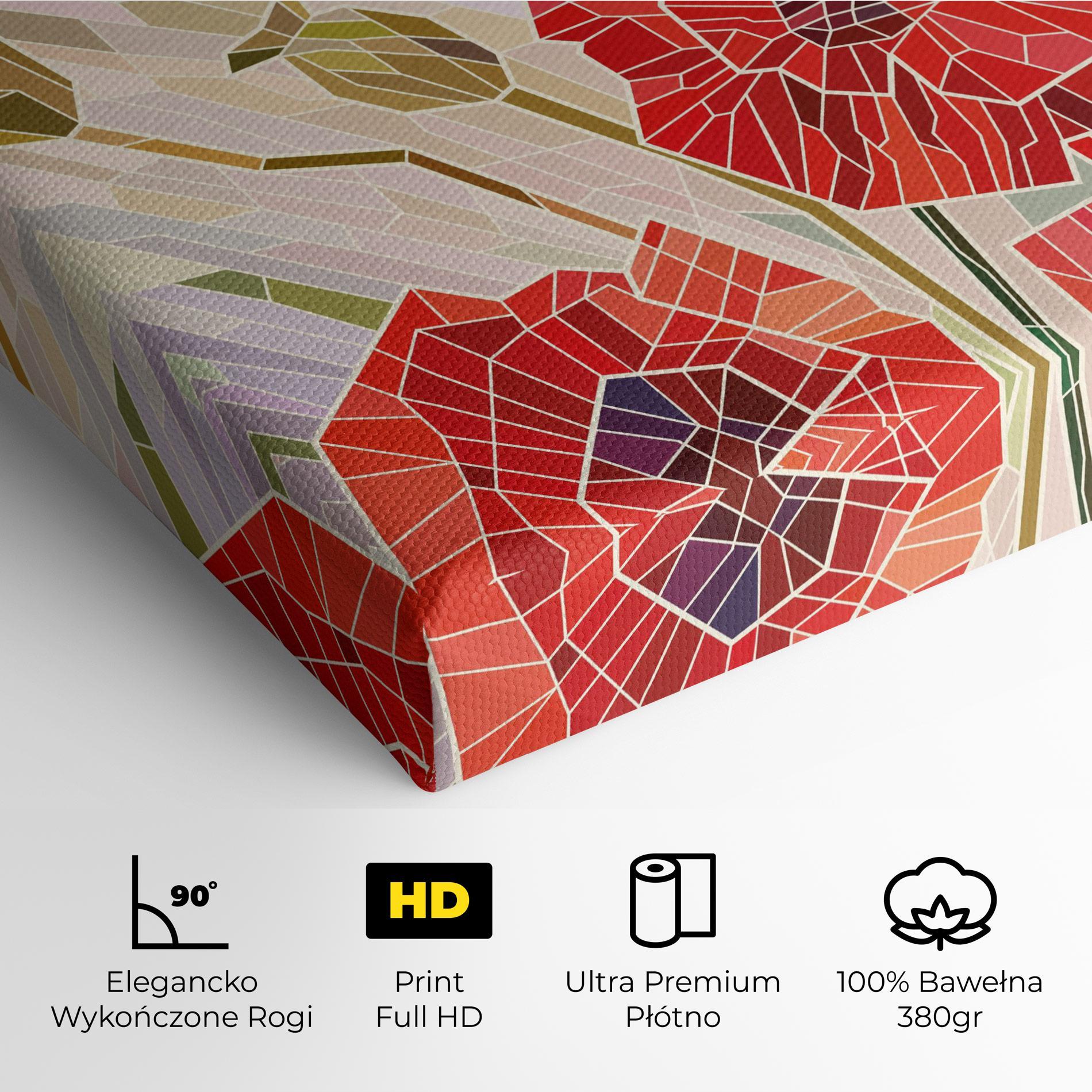 Obraz na Płótnie Poppy Glass mockup 4