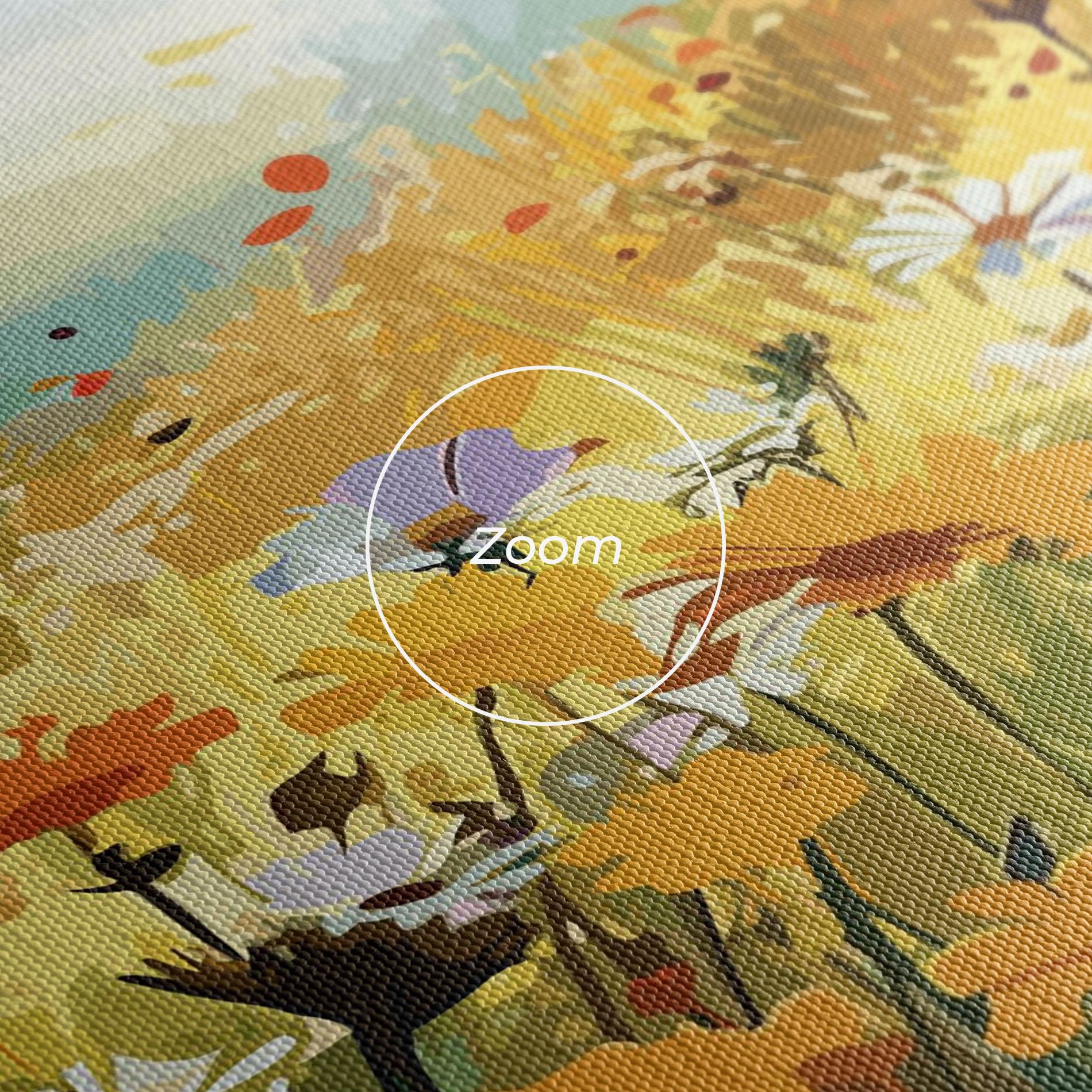 Obraz na Płótnie Colorful Daisy Mix mockup 3