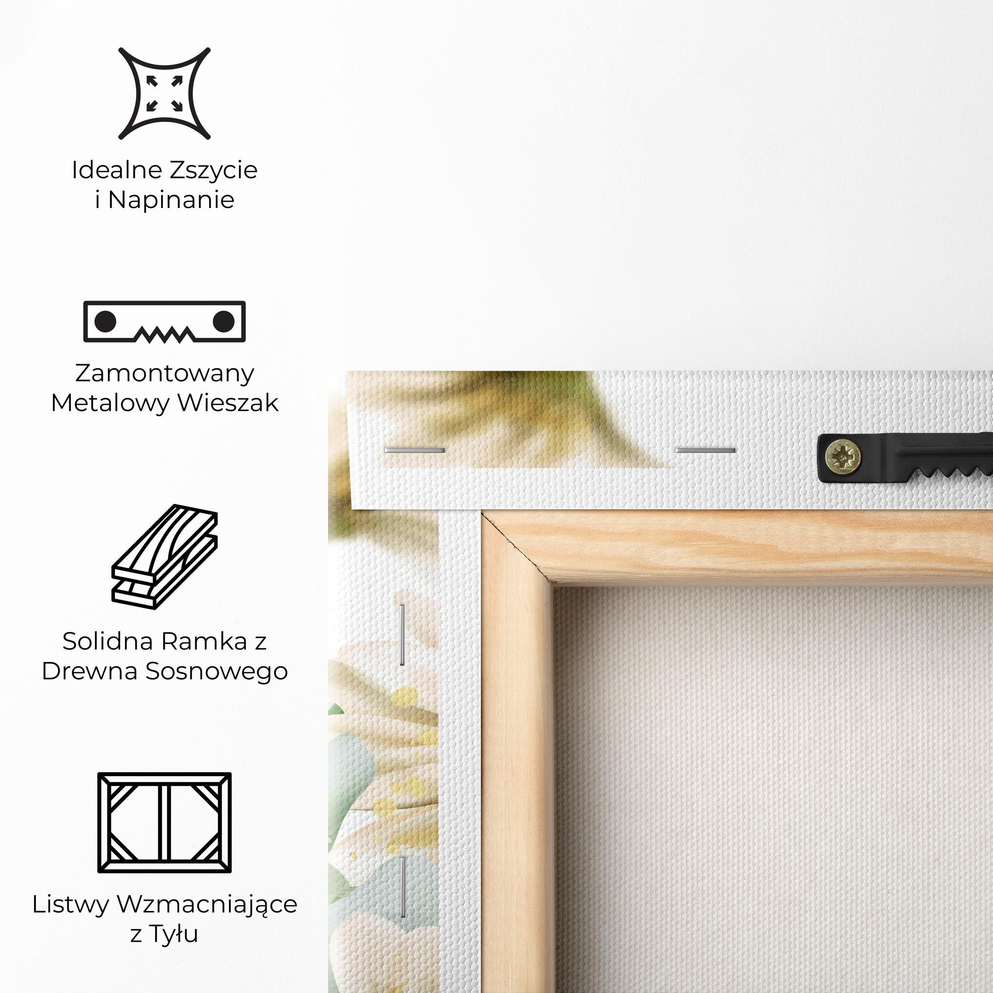 Obraz na Płótnie Beautiful Daisy Art mockup 5