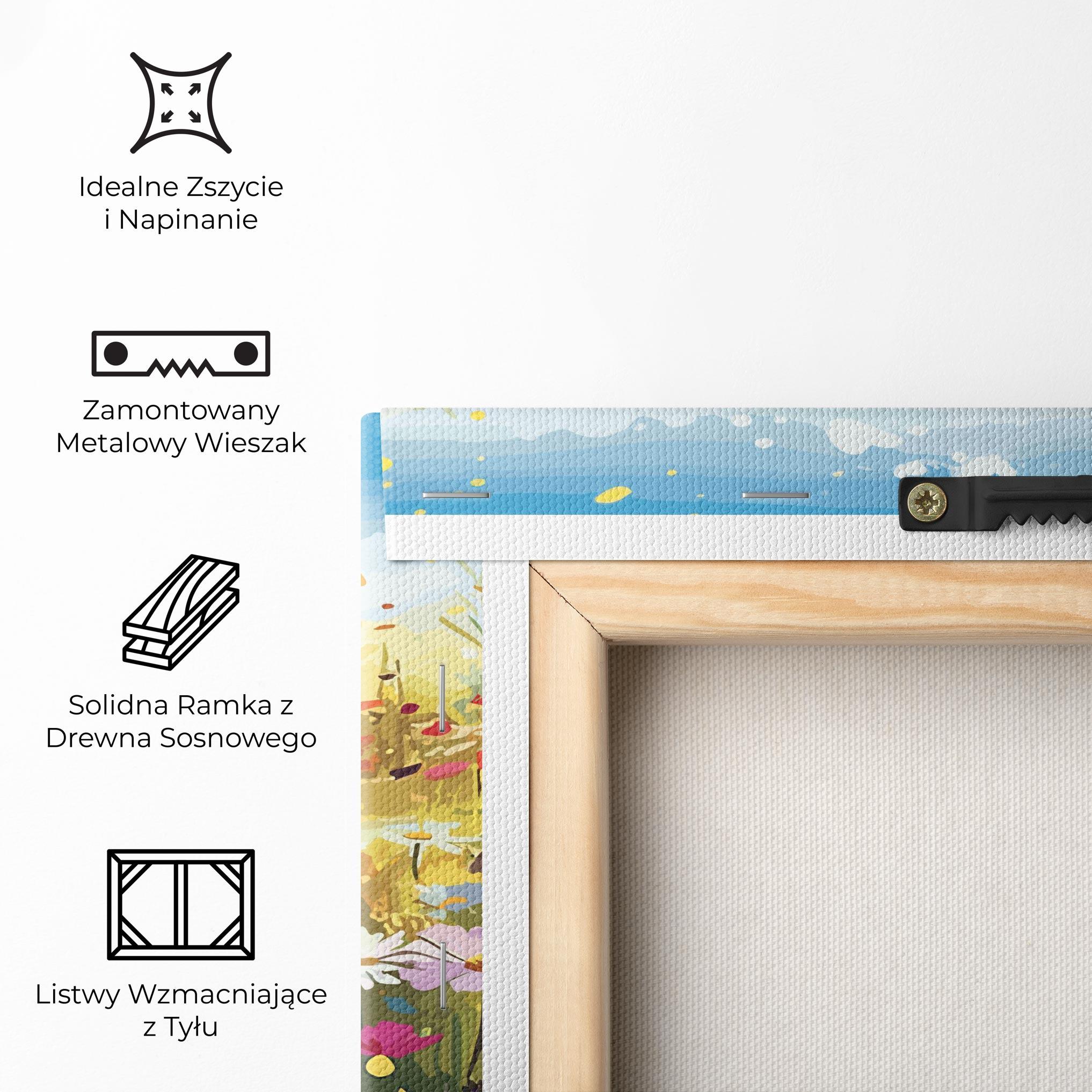 Obraz na Płótnie Colorful Daisy Mix mockup 5