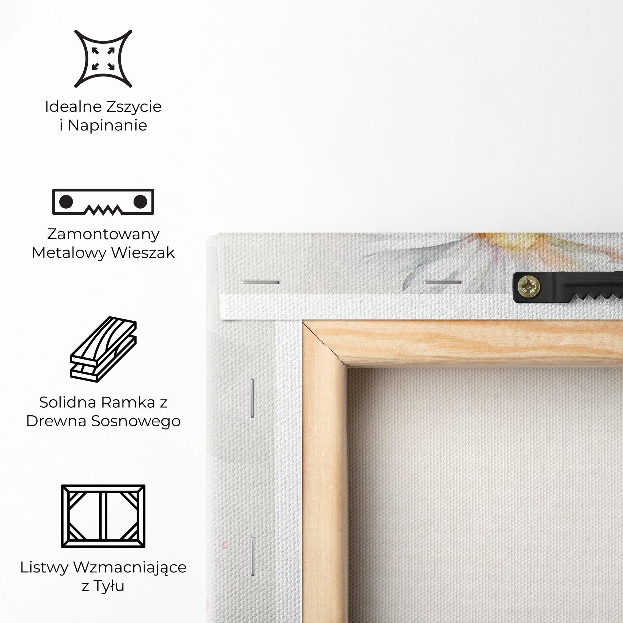 Obraz na Płótnie Dreamy White Daisy mockup 5