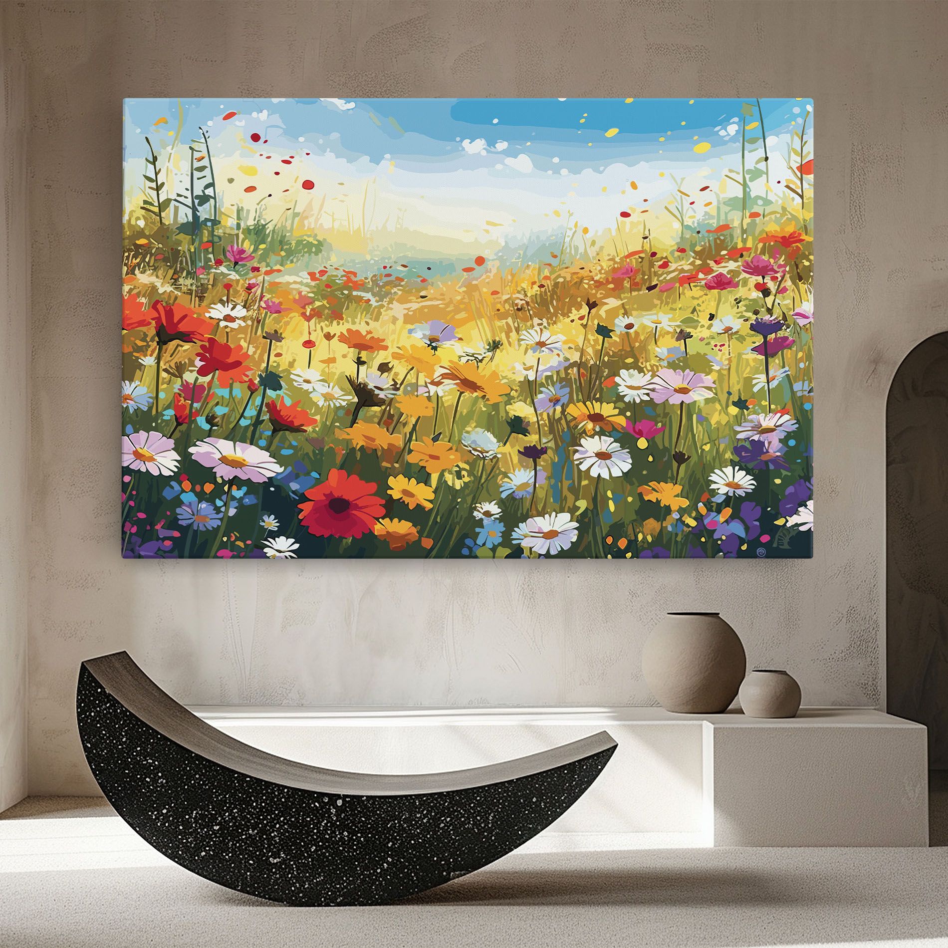 Obraz na Płótnie Colorful Daisy Mix