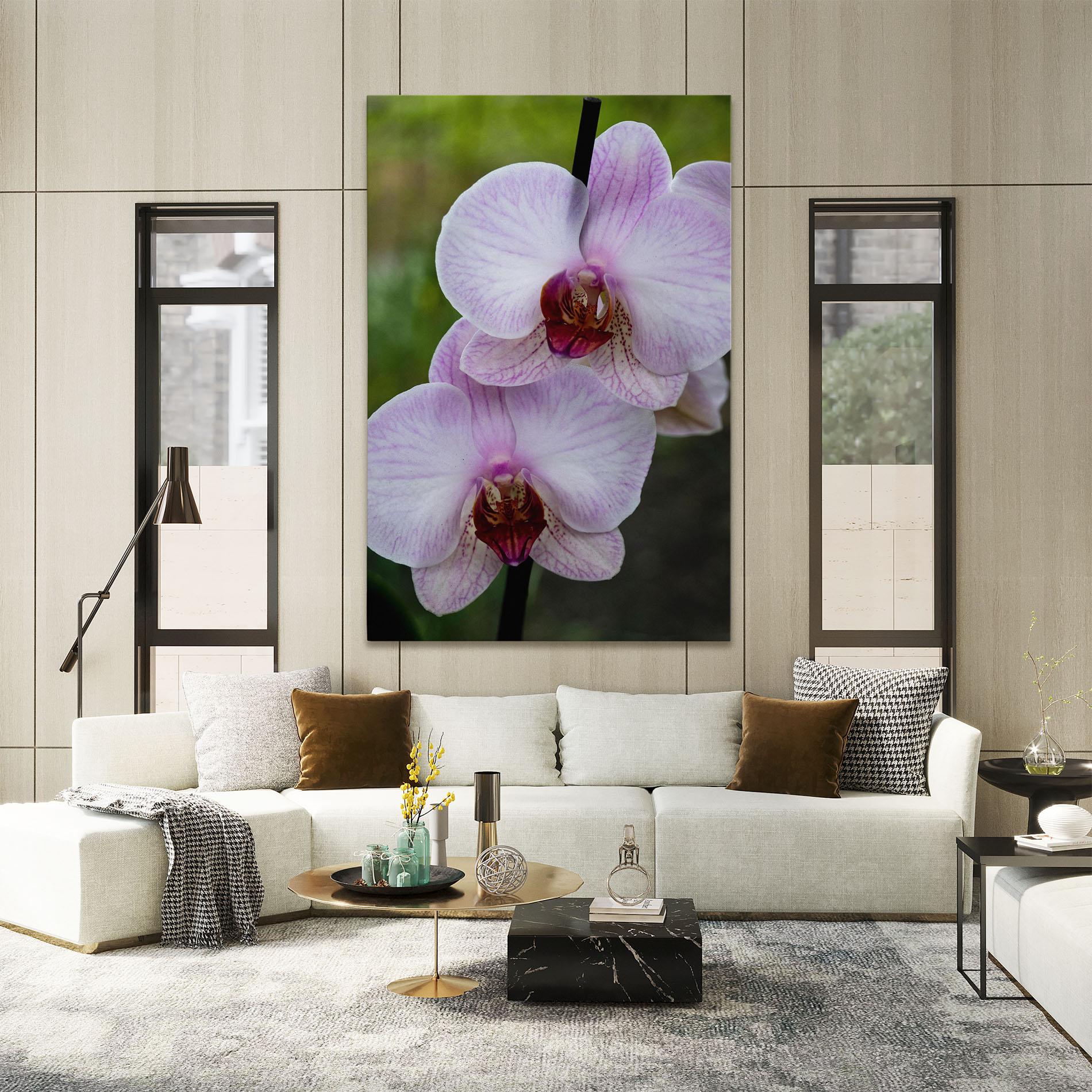 Obraz na Płótnie Garden Light Purple Orchid mockup 2