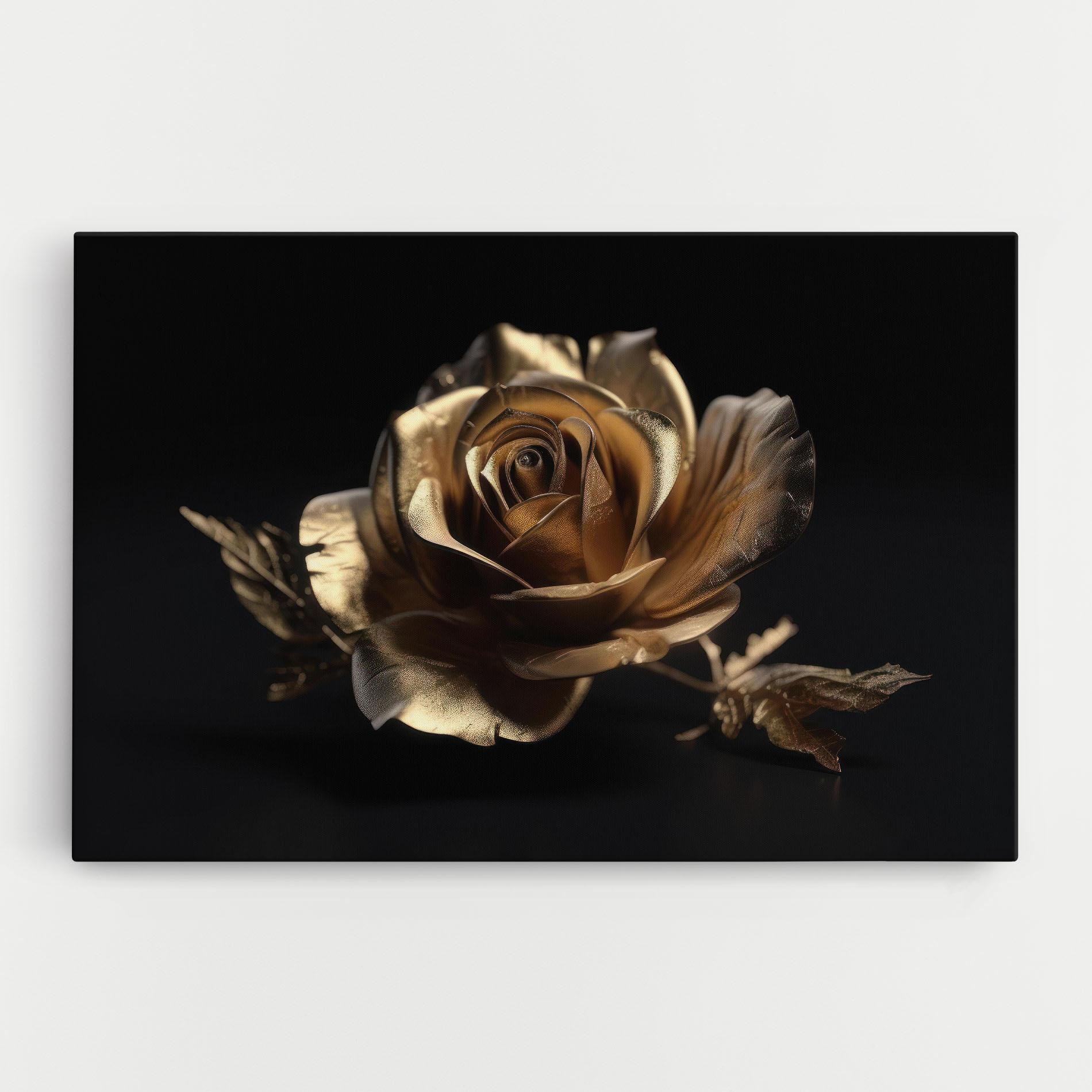 Obraz na Płótnie Gold Rose mockup 0