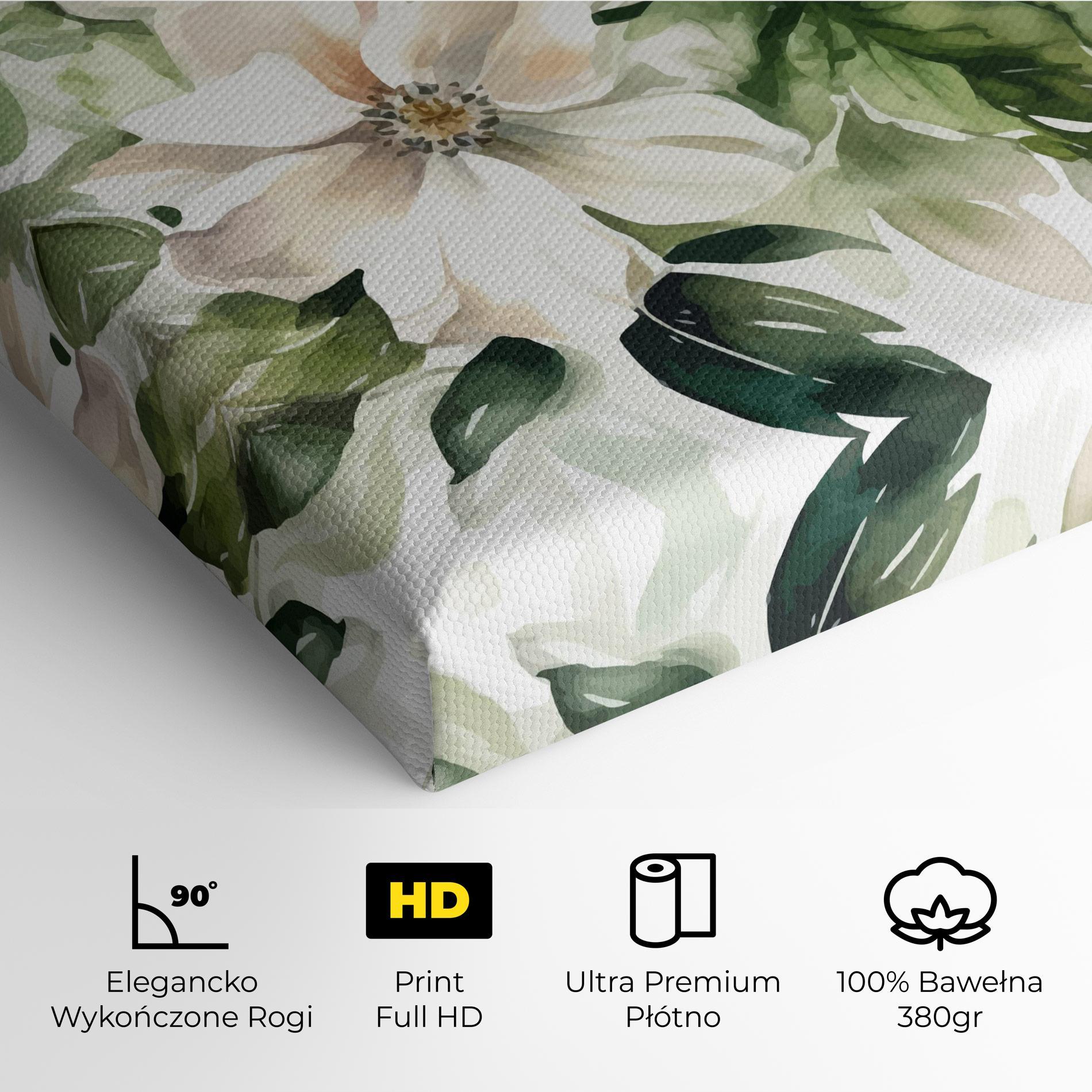 Obraz na Płótnie Opened Rose mockup 4