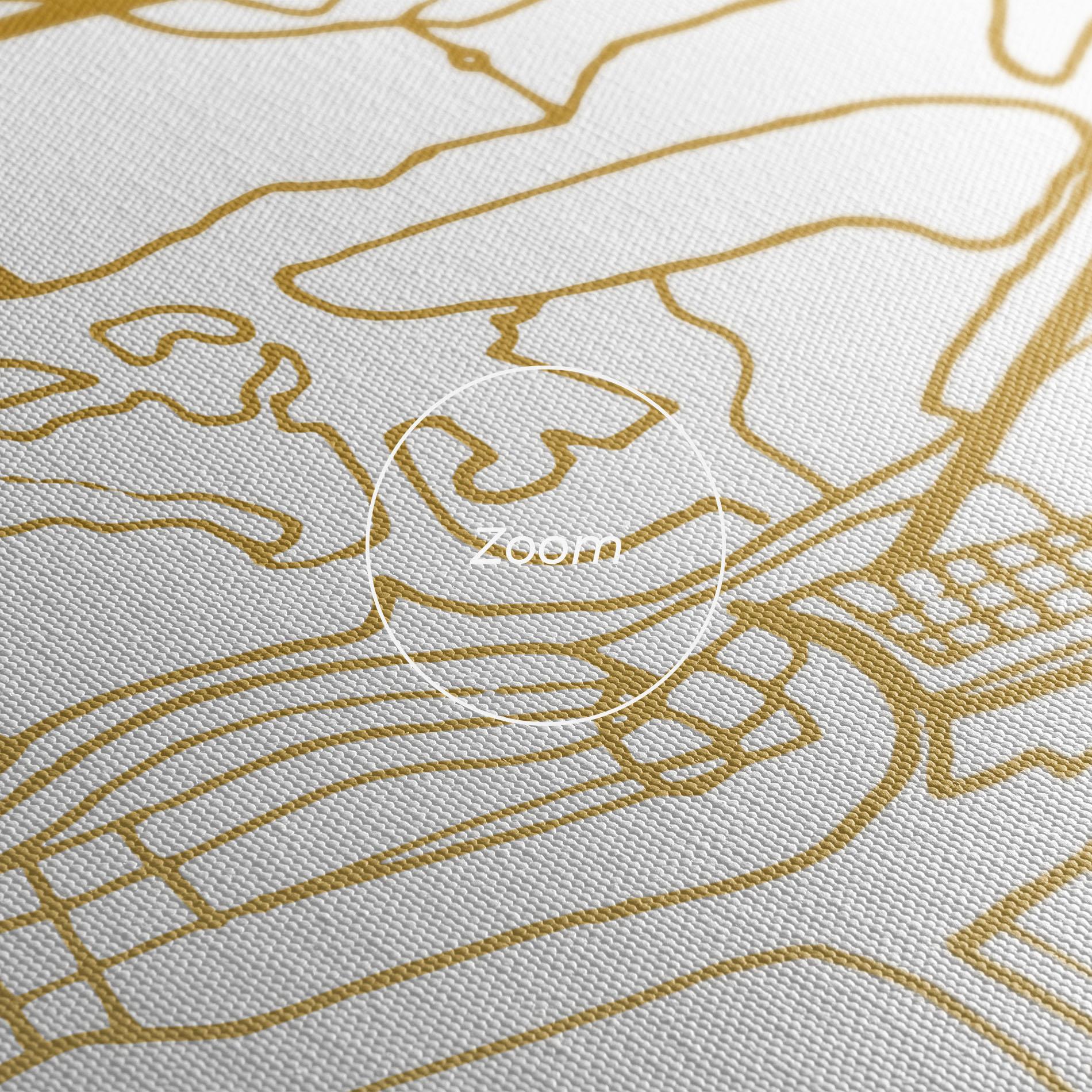 Obraz na Płótnie Abu Dhabi Map mockup 3