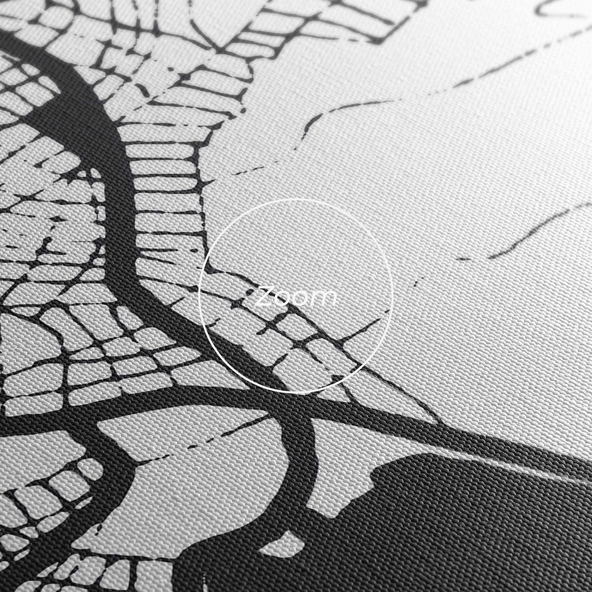 Obraz na Płótnie Chalcis Map mockup 3