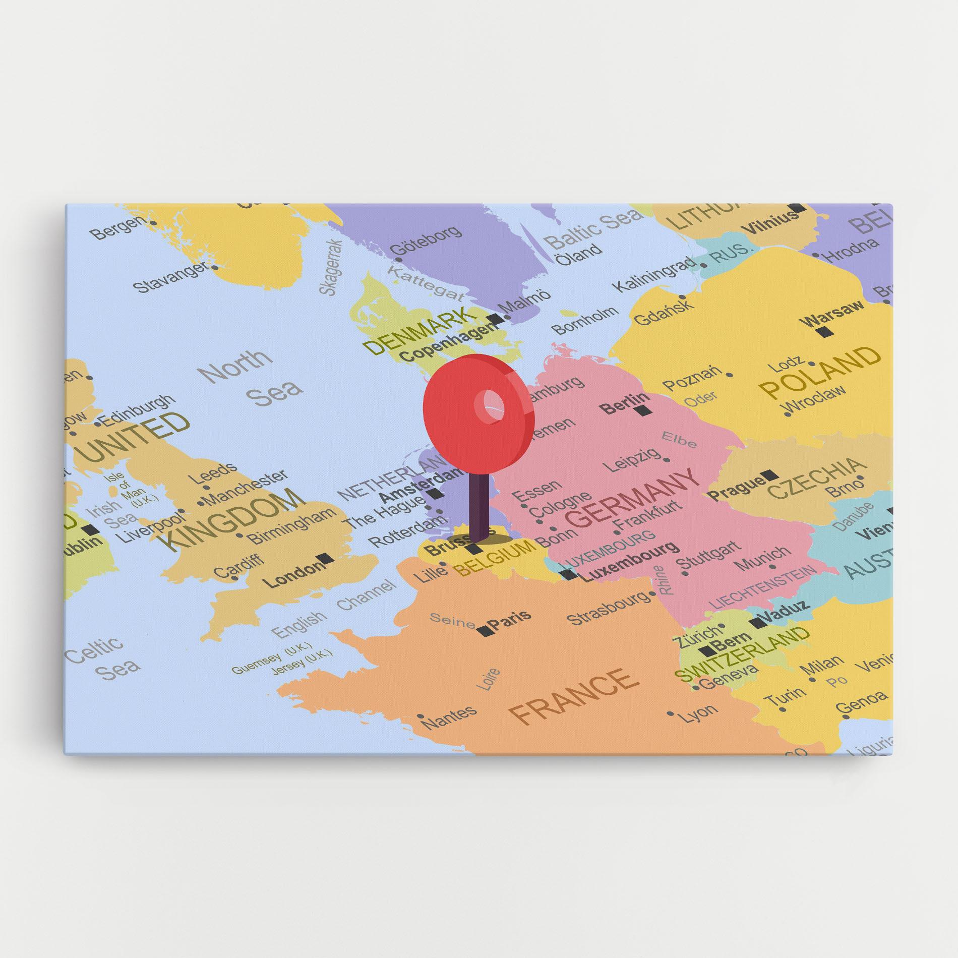 Obraz na Płótnie Belgium Close Up mockup 0