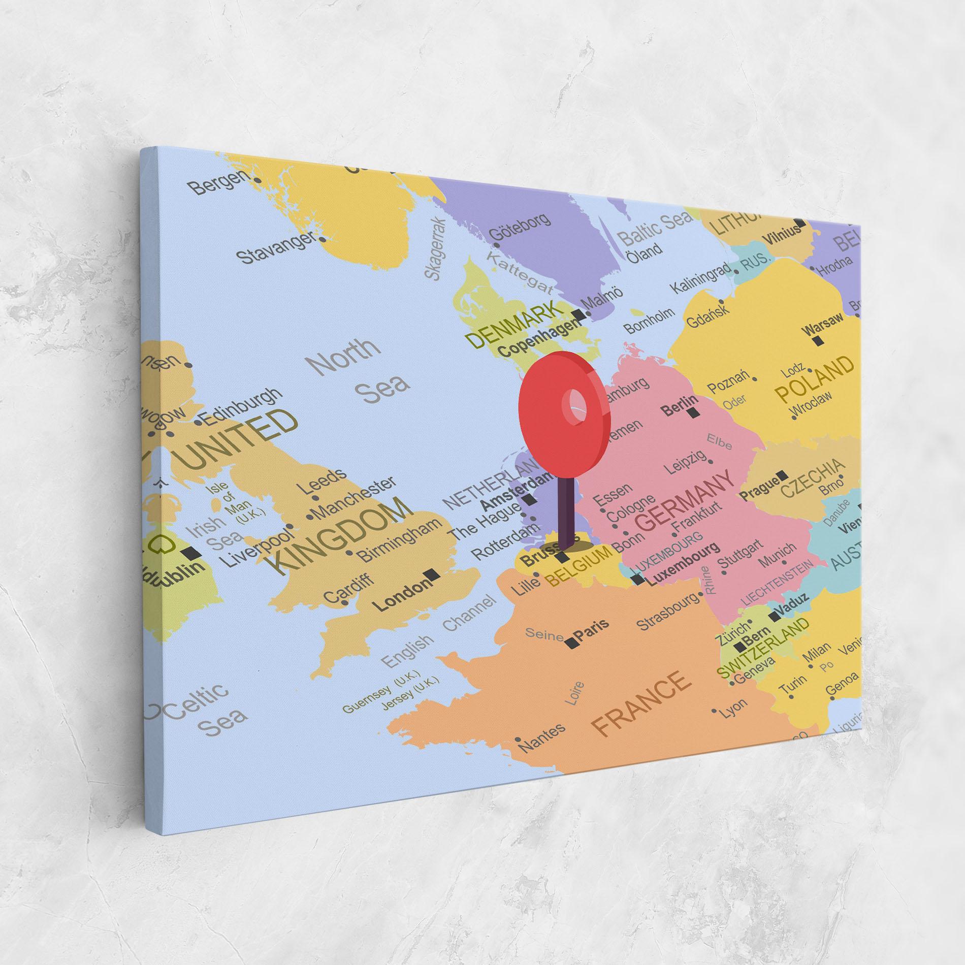 Obraz na Płótnie Belgium Close Up mockup 1