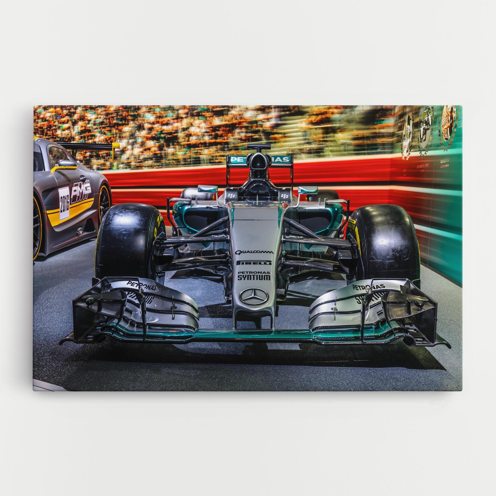 Obraz na Płótnie Black Green F1 mockup 0