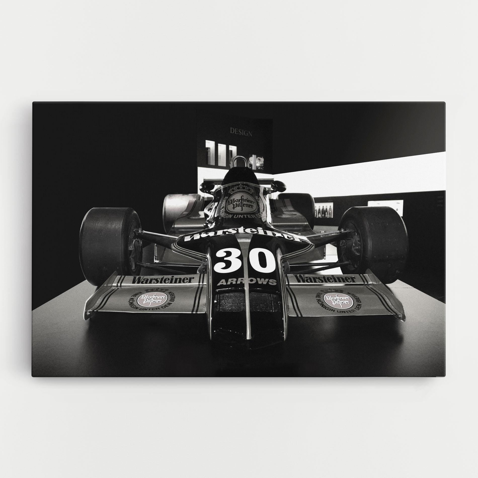 Obraz na Płótnie Formula 1 Car Grey mockup 0