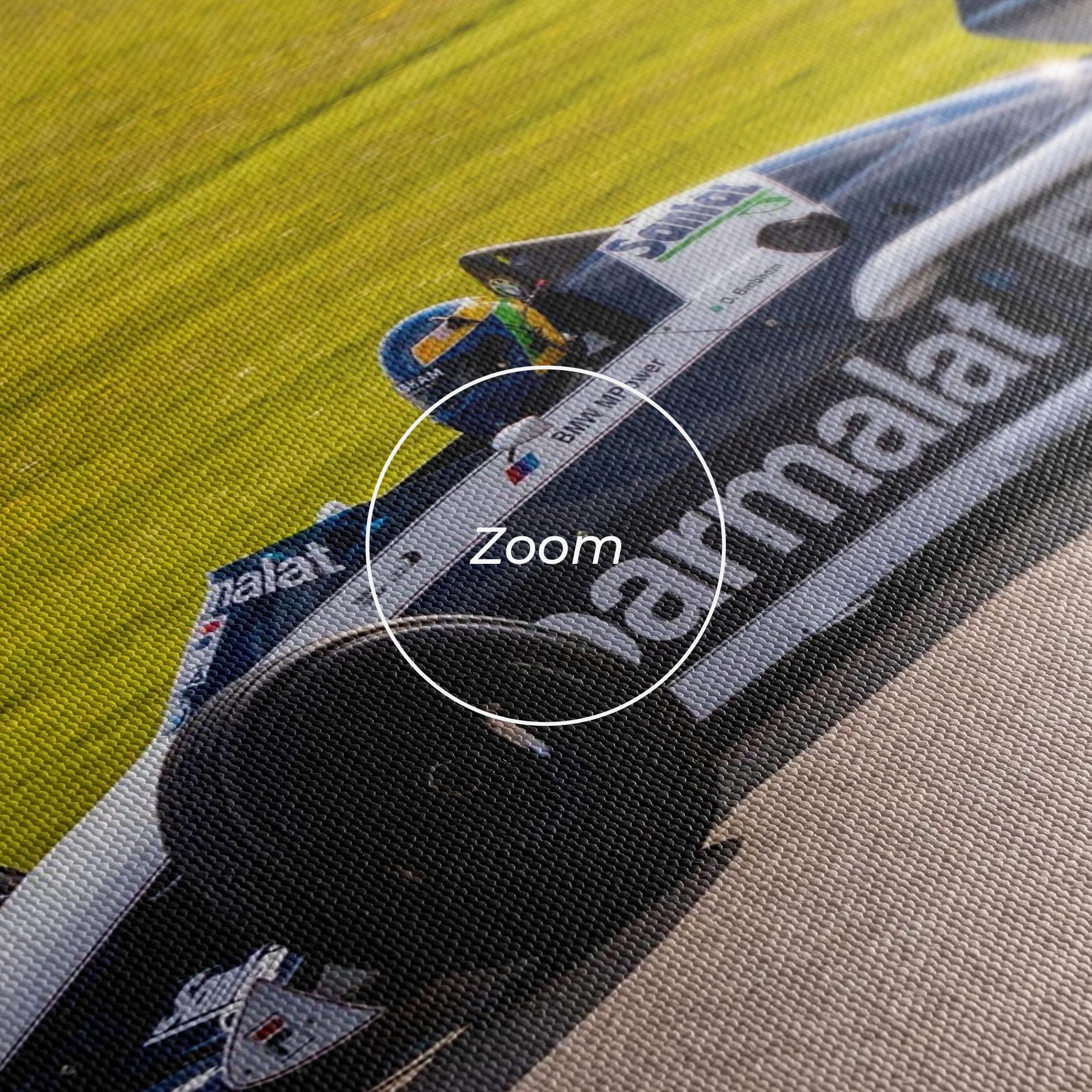 Obraz na Płótnie Black F1 Car mockup 3