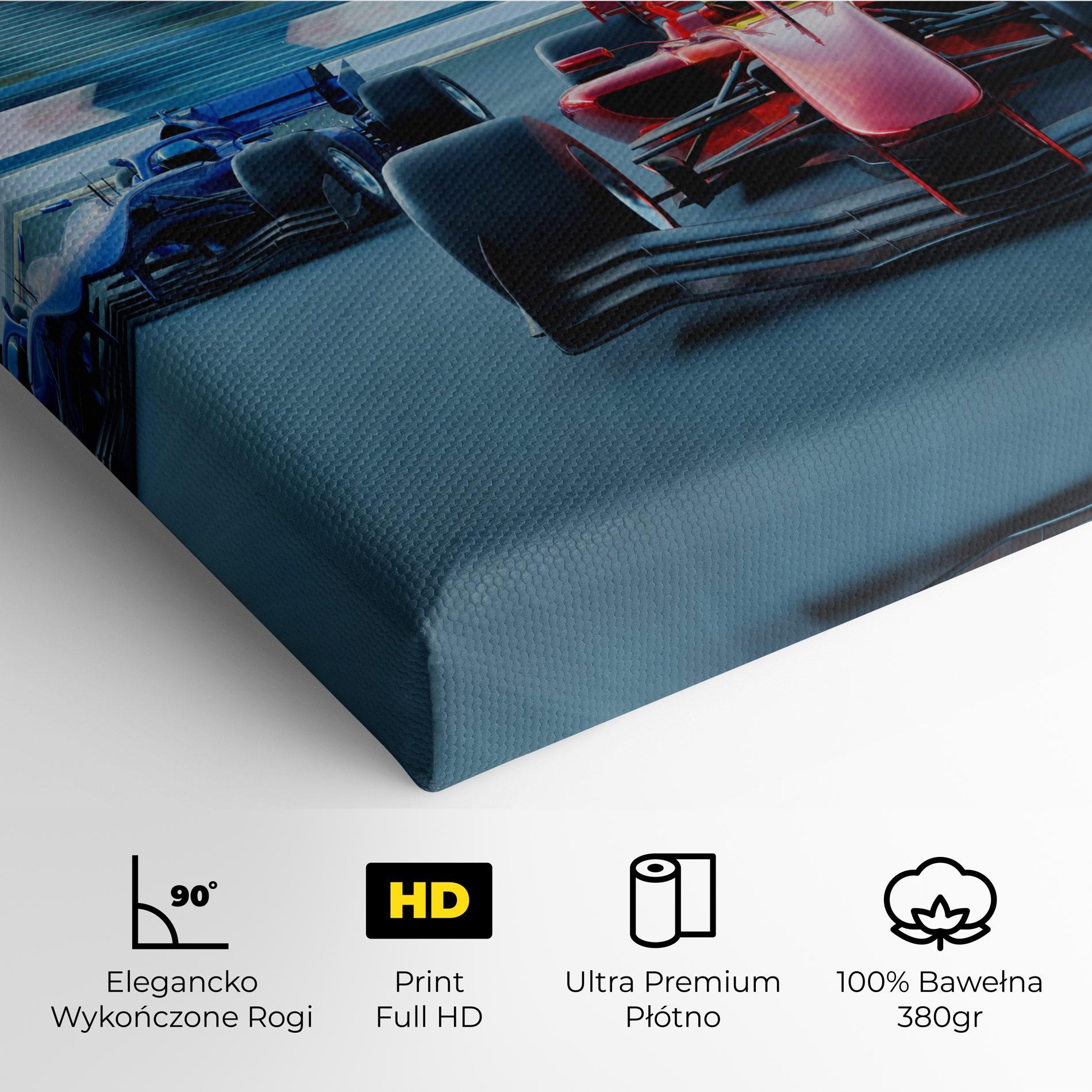 Obraz na Płótnie F1 Racing mockup 4