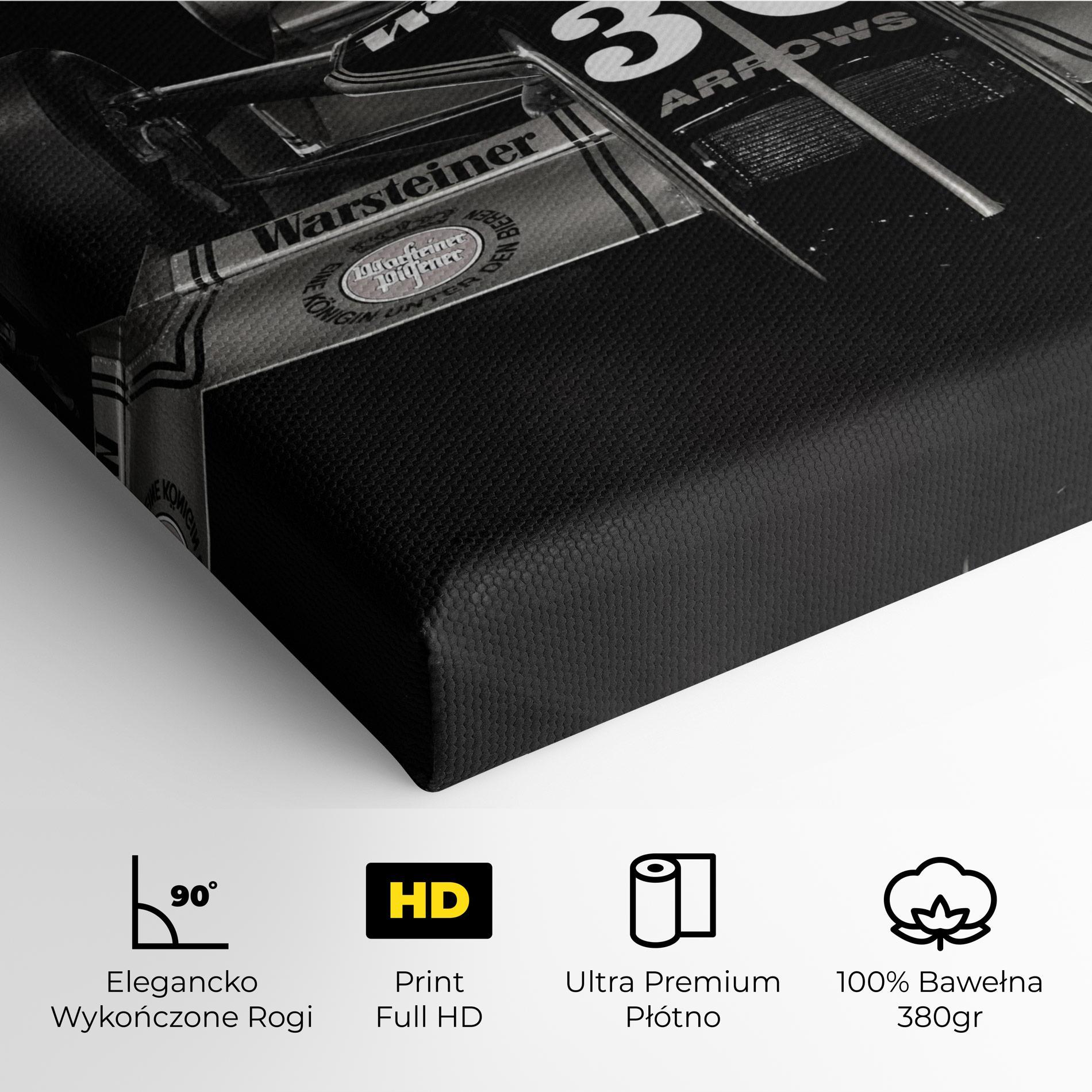 Obraz na Płótnie Formula 1 Car Grey mockup 4