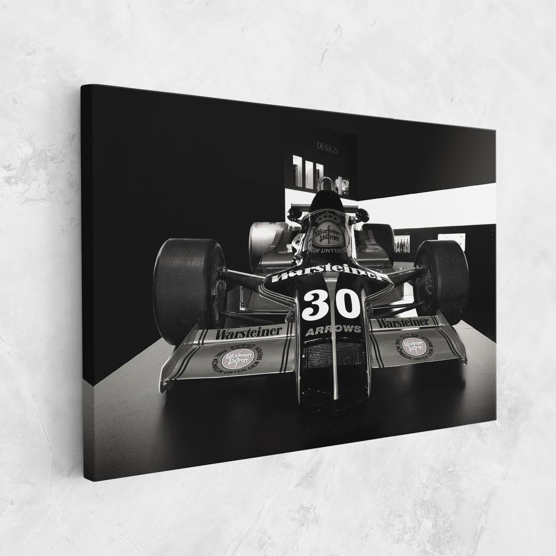 Obraz na Płótnie Formula 1 Car Grey mockup 1