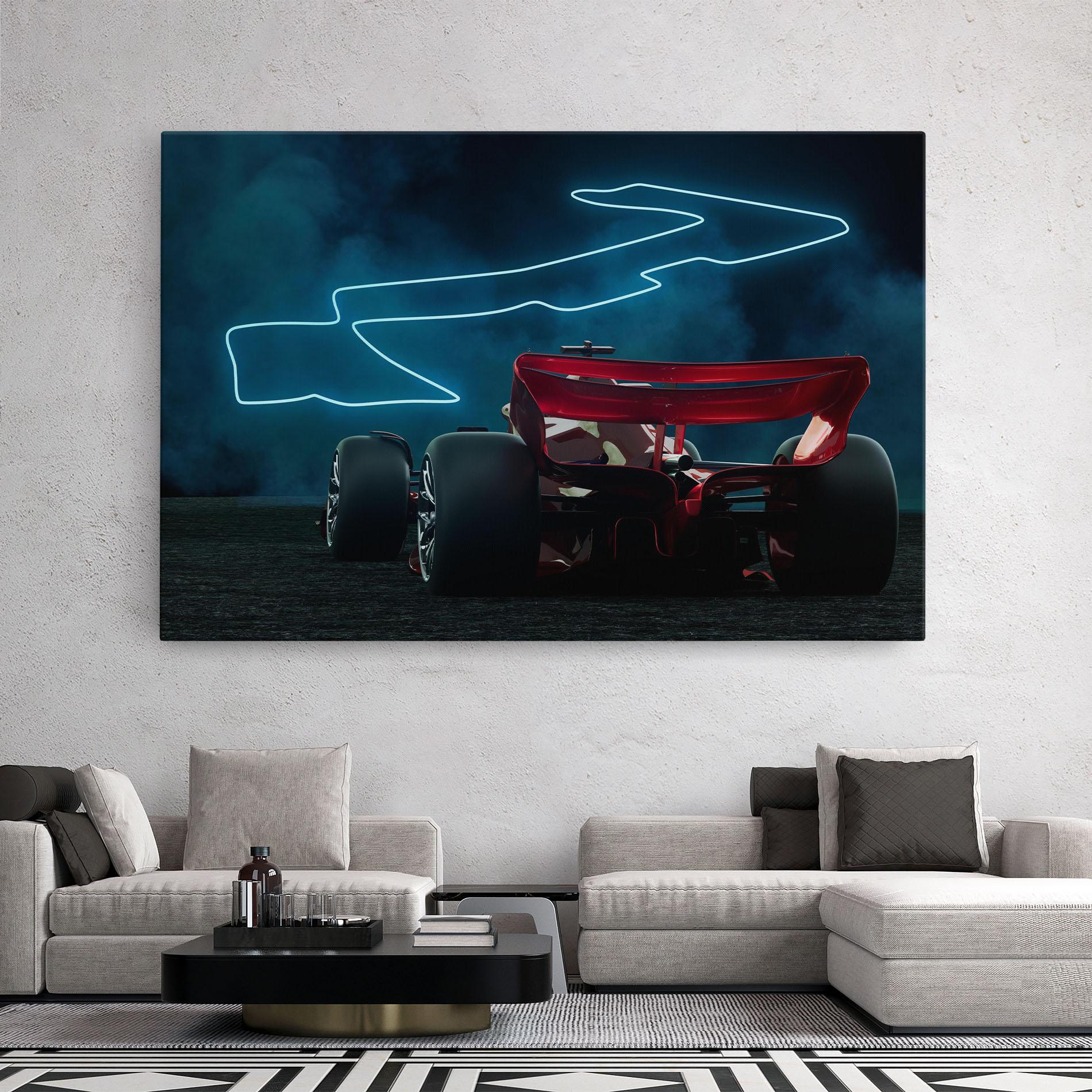 Obraz na Płótnie Race Car F1 mockup 2