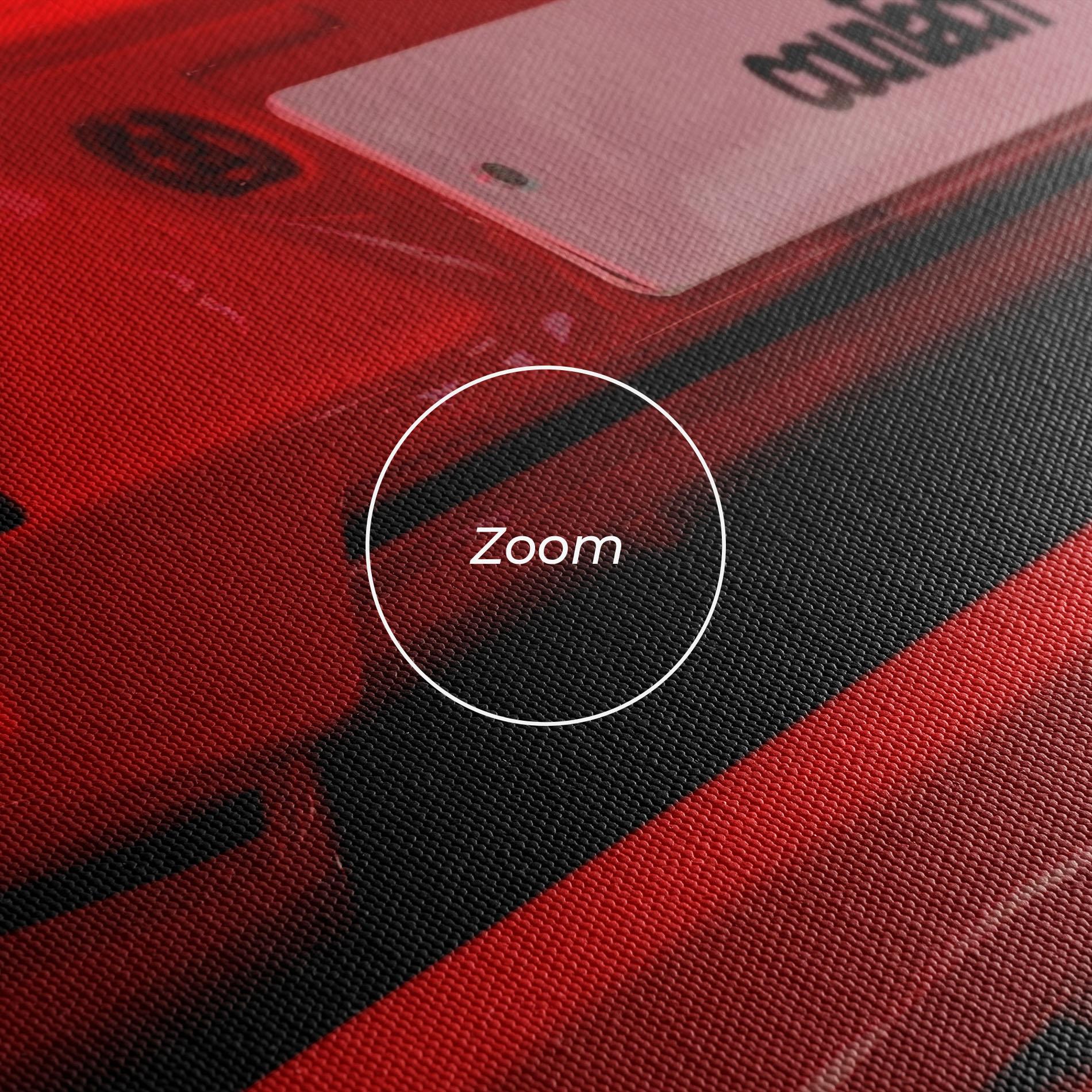 Obraz na Płótnie Red Rear Countach mockup 3